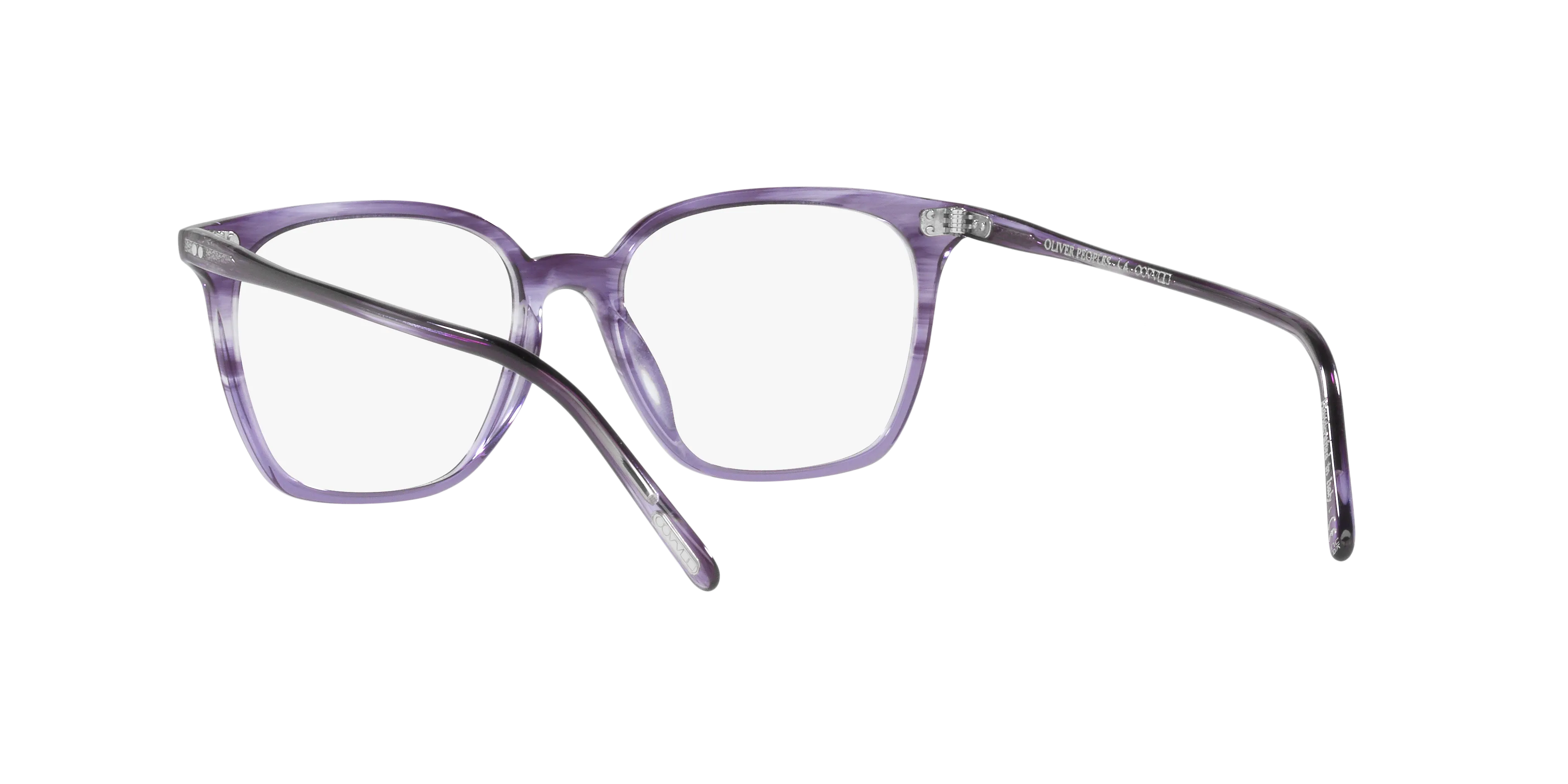 Oliver Peoples OV5488U RASEY 1682 Montature da vista Acetato Viola Trasparente Squadrata Normale - immagine 4