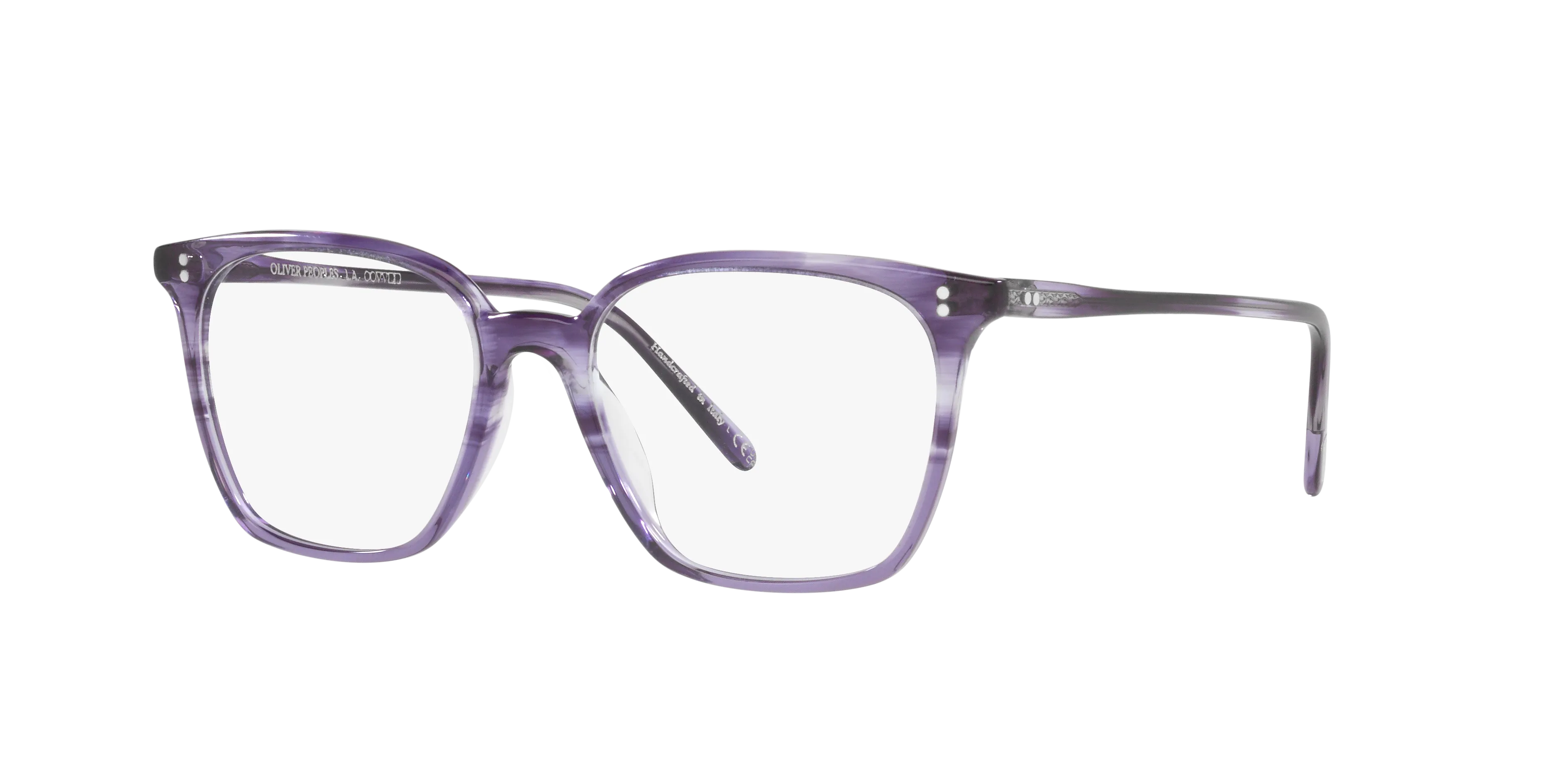 Oliver Peoples OV5488U RASEY 1682 Montature da vista Acetato Viola Trasparente Squadrata Normale - immagine 1