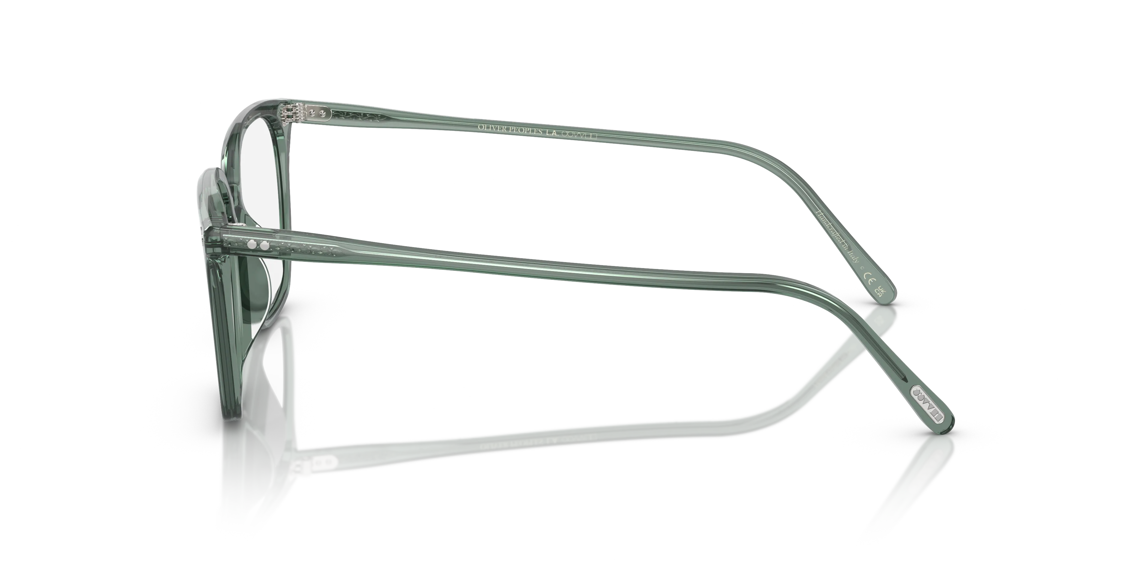 Oliver Peoples OV5488U RASEY 1547 Montature da vista Acetato Verde Trasparente Squadrata Normale - immagine 4