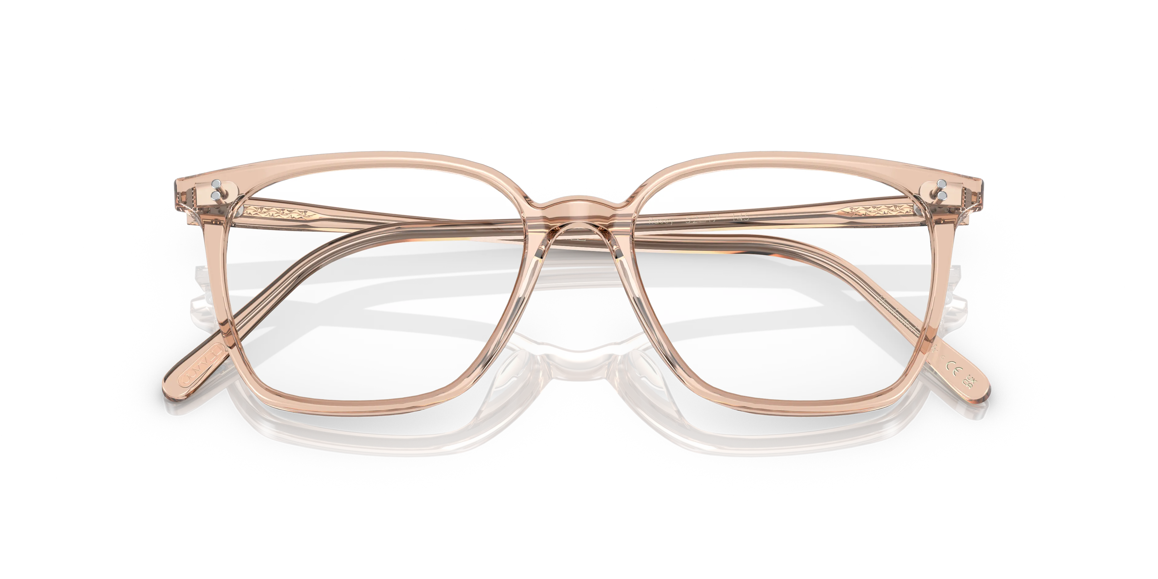 Oliver Peoples OV5488U RASEY 1471 Montature da vista Acetato Rosa Trasparente Squadrata Normale - immagine 2