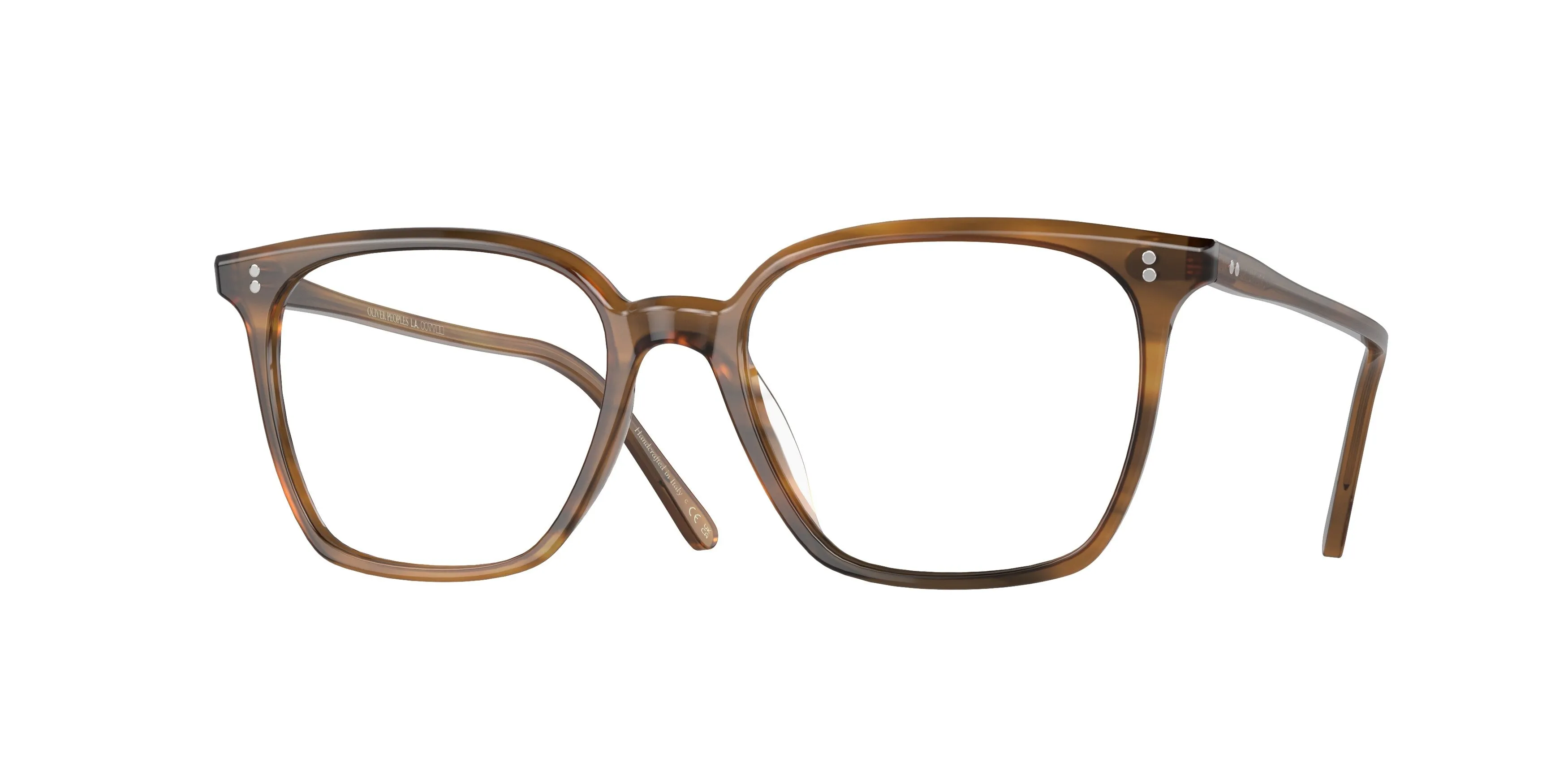 Oliver Peoples OV5488U RASEY 1011 Montature da vista Acetato Marrone Trasparente Squadrata Normale - immagine 1