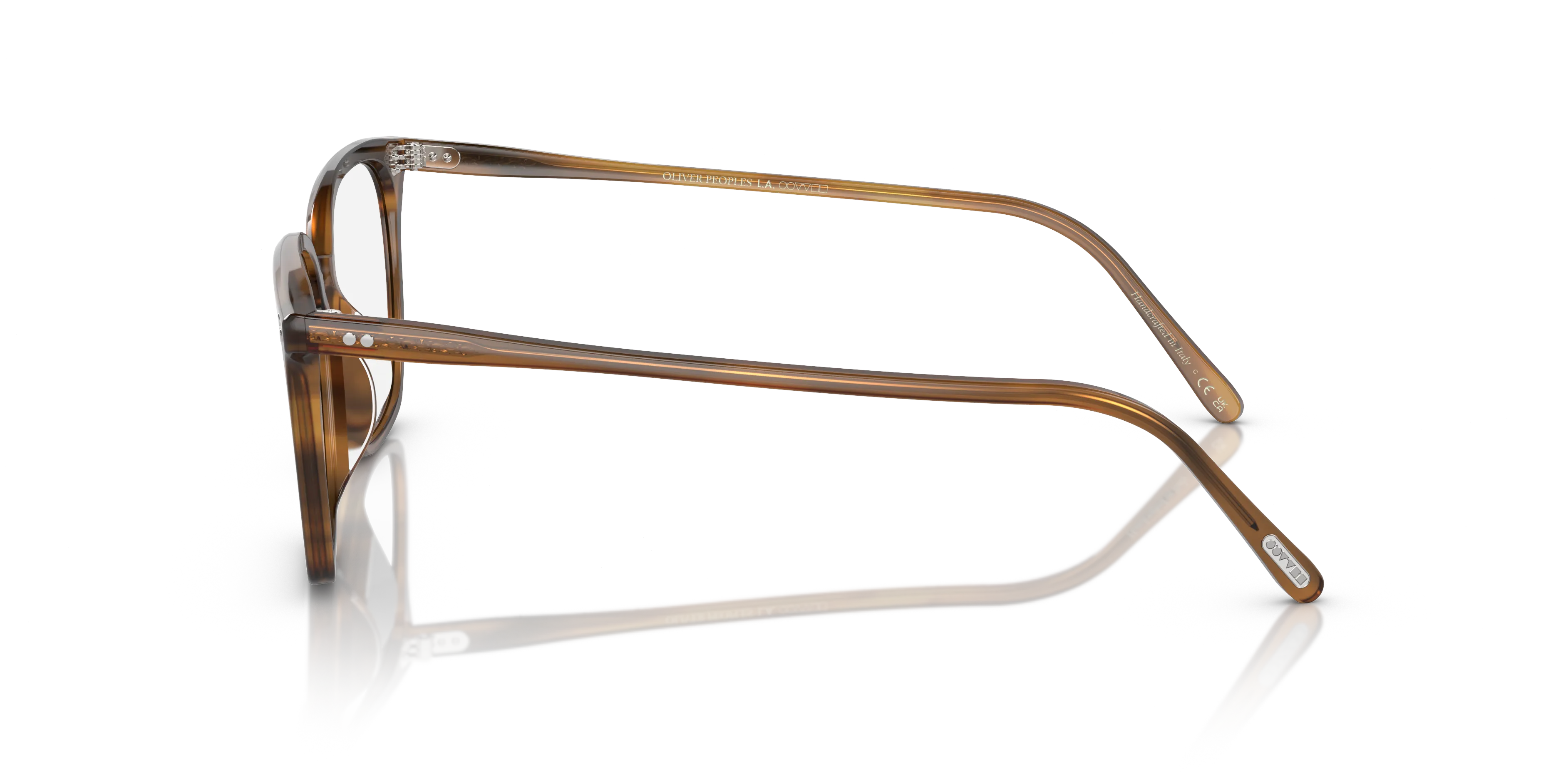 Oliver Peoples OV5488U RASEY 1011 Montature da vista Acetato Marrone Trasparente Squadrata Normale - immagine 4