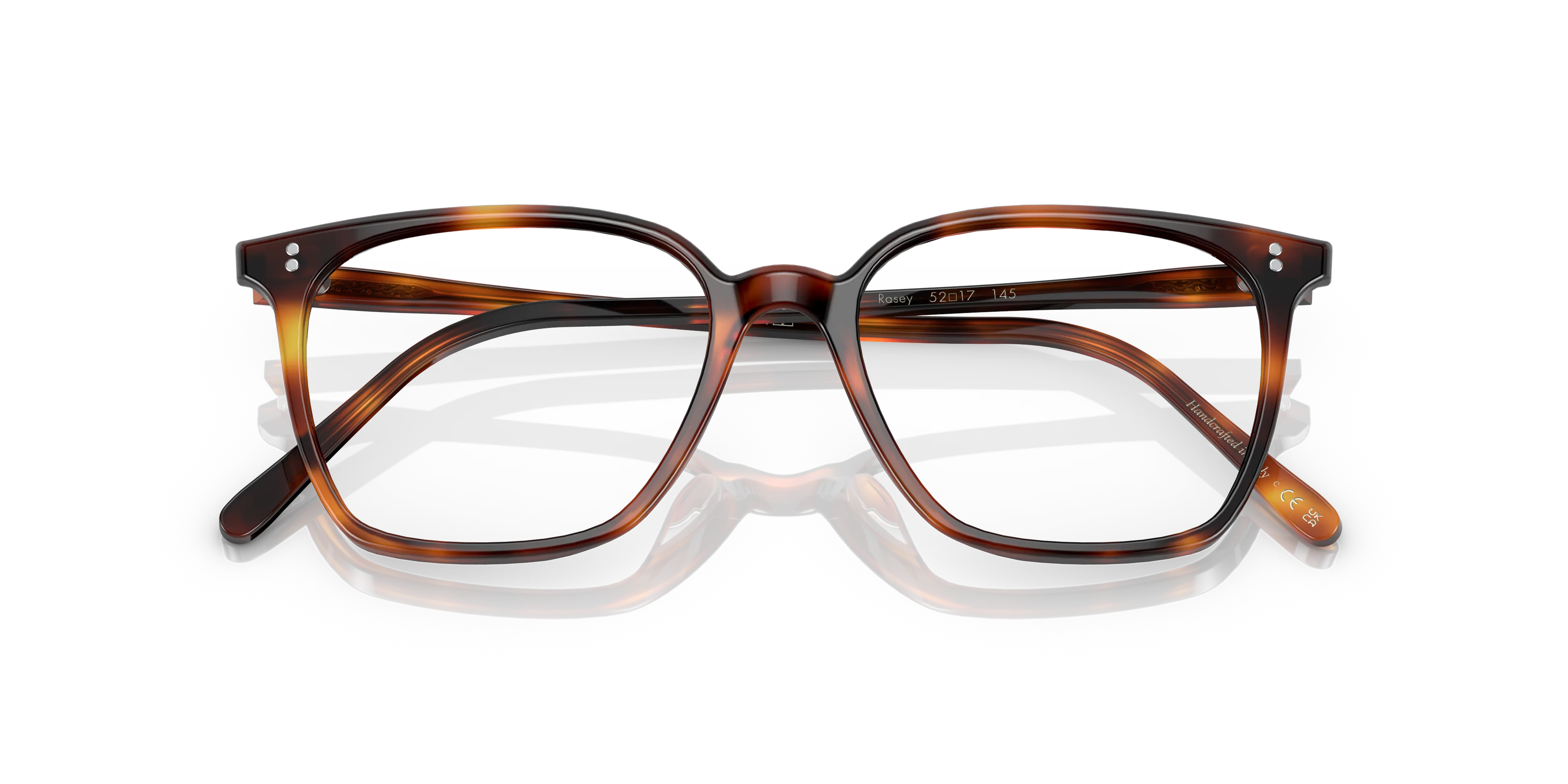 Oliver Peoples OV5488U RASEY 1007 Montature da vista Acetato Tartaruga Trasparente Squadrata Normale - immagine 2