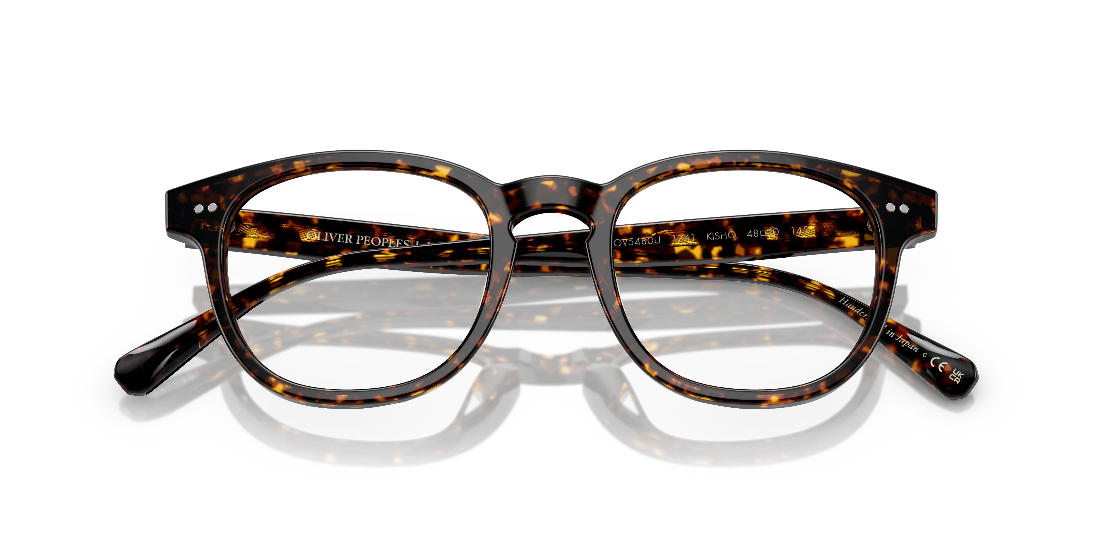 Oliver Peoples OV5480U KISHO 1741 Montature da vista Acetato Tartaruga Trasparente Pillow Normale - immagine 2