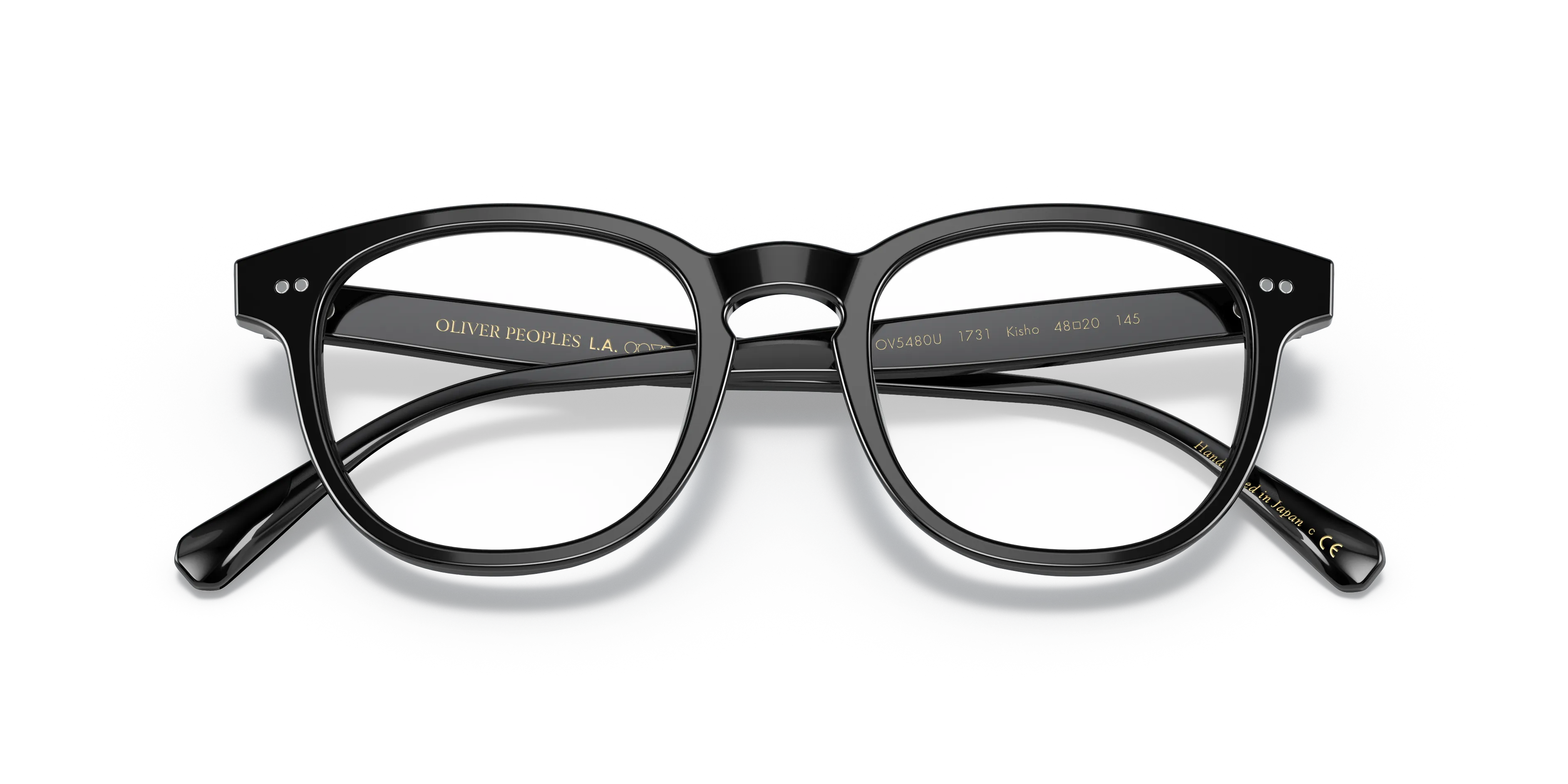 Oliver Peoples OV5480U KISHO 1731 Montature da vista Acetato Nero Trasparente Pillow Normale - immagine 2