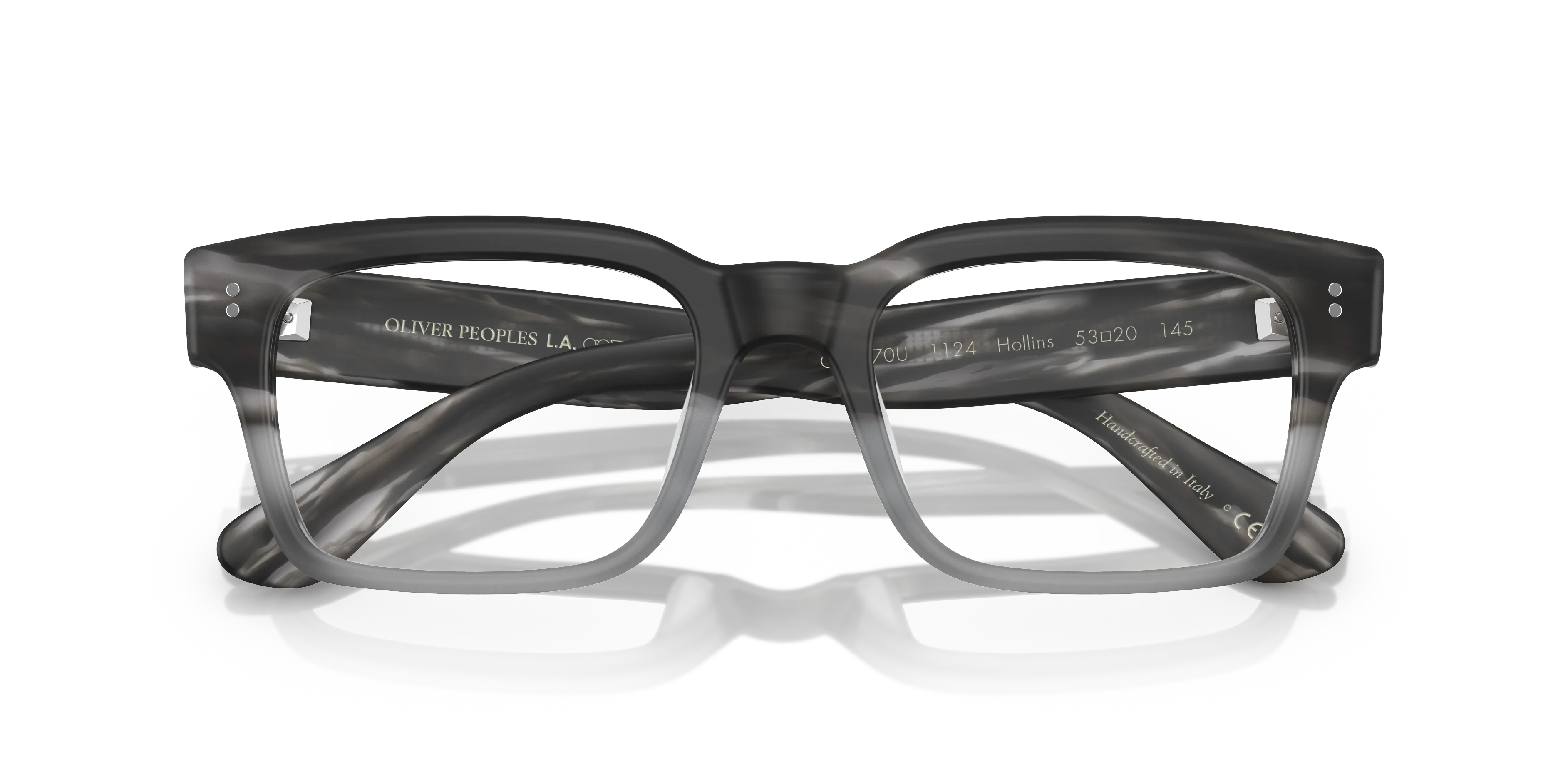 Oliver Peoples OV5470U HOLLINS 1124 Montature da vista Acetato Grigio Trasparente Squadrata Normale - immagine 2