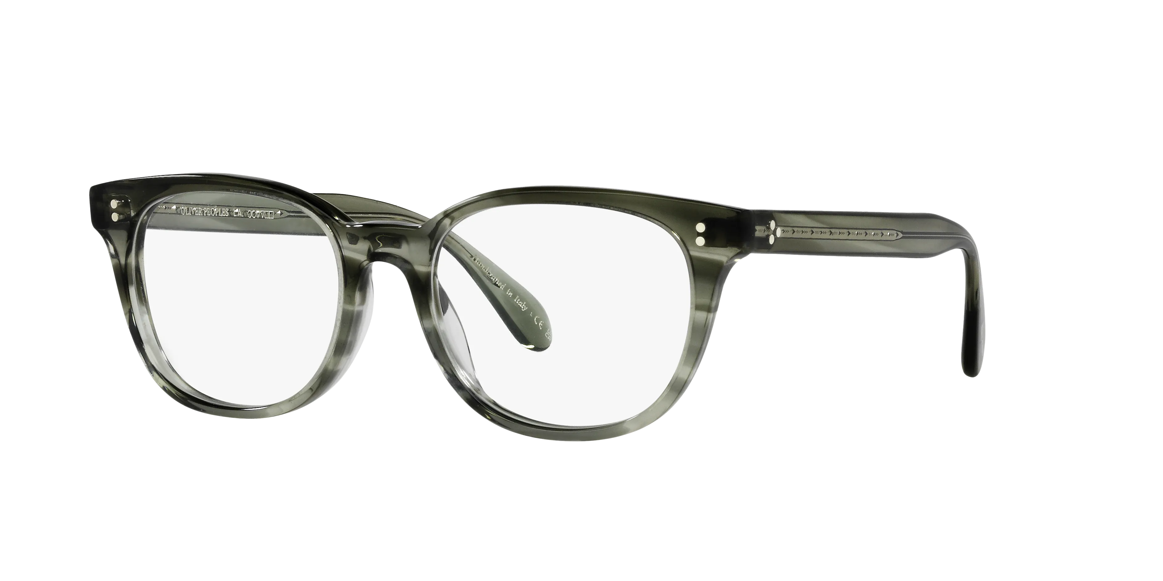 Oliver Peoples OV5457U HILDIE 1705 Montature da vista Acetato Verde Trasparente Pillow Normale - immagine 1