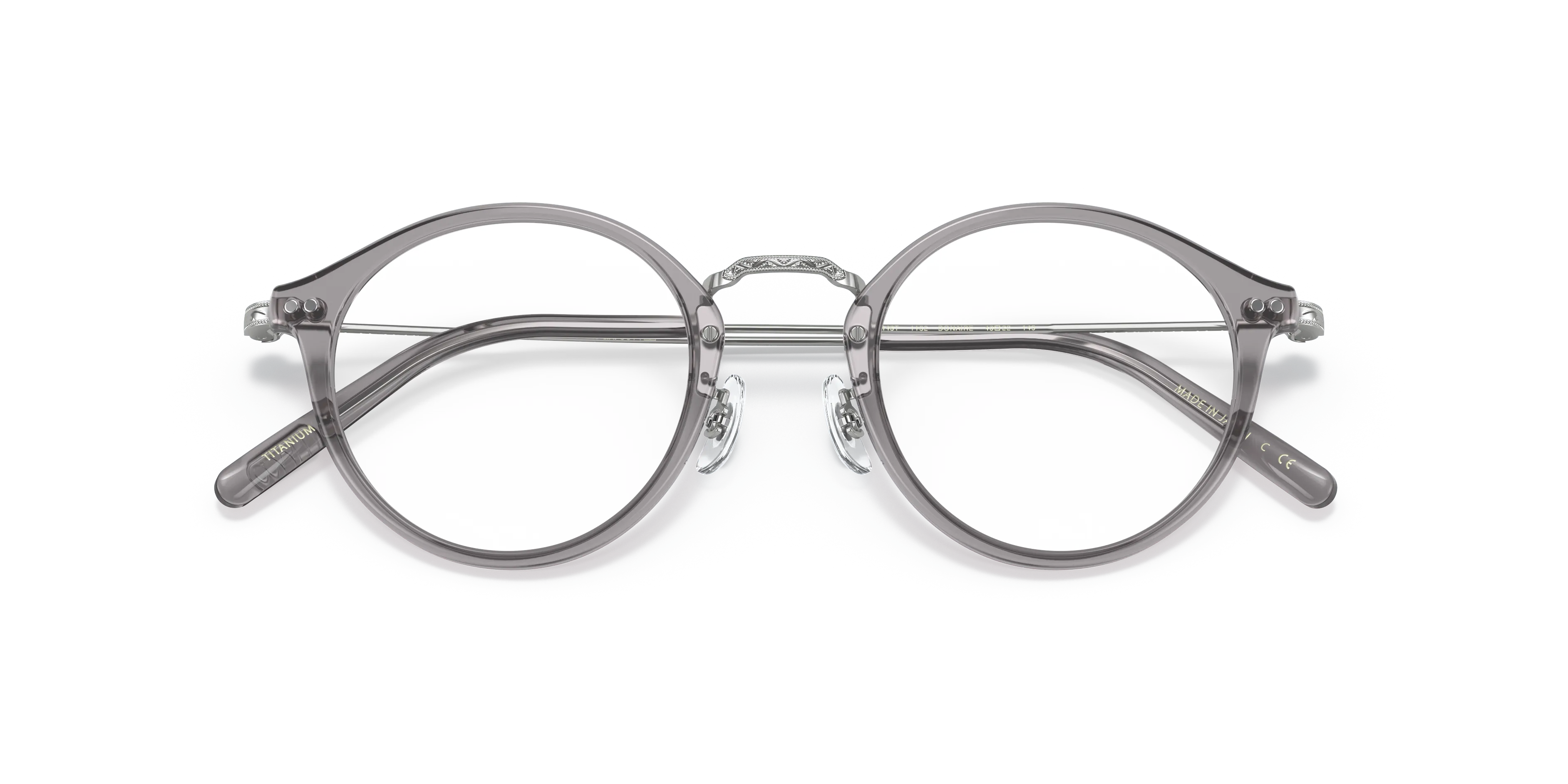 Oliver Peoples OV5448T DONAIRE 1132 Montature da vista Acetato Grigio Trasparente Rotonda Normale - immagine 2