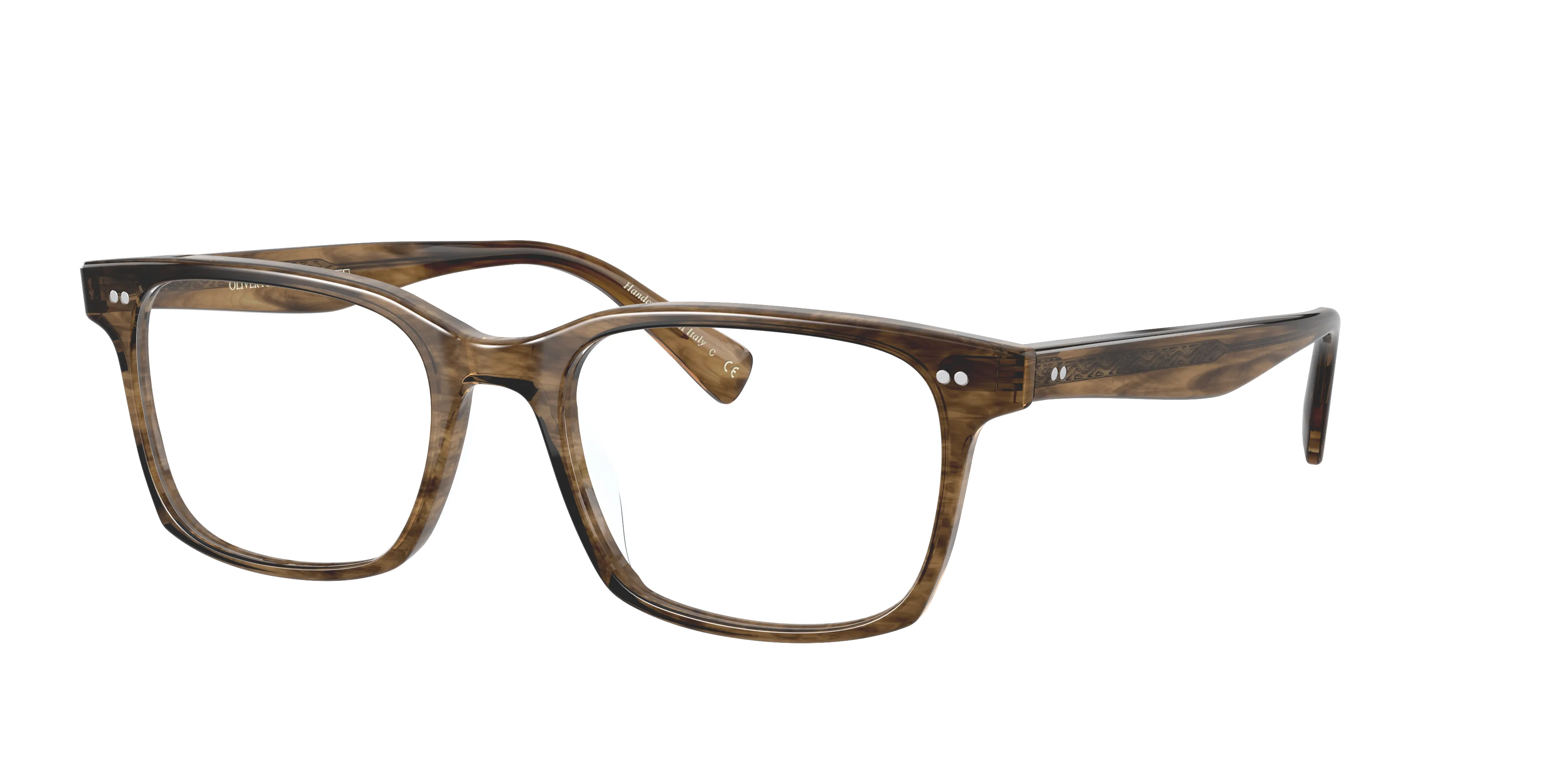 Oliver Peoples OV5446U NISEN 1689 Montature da vista Acetato Marrone Trasparente Squadrata Normale - immagine 1