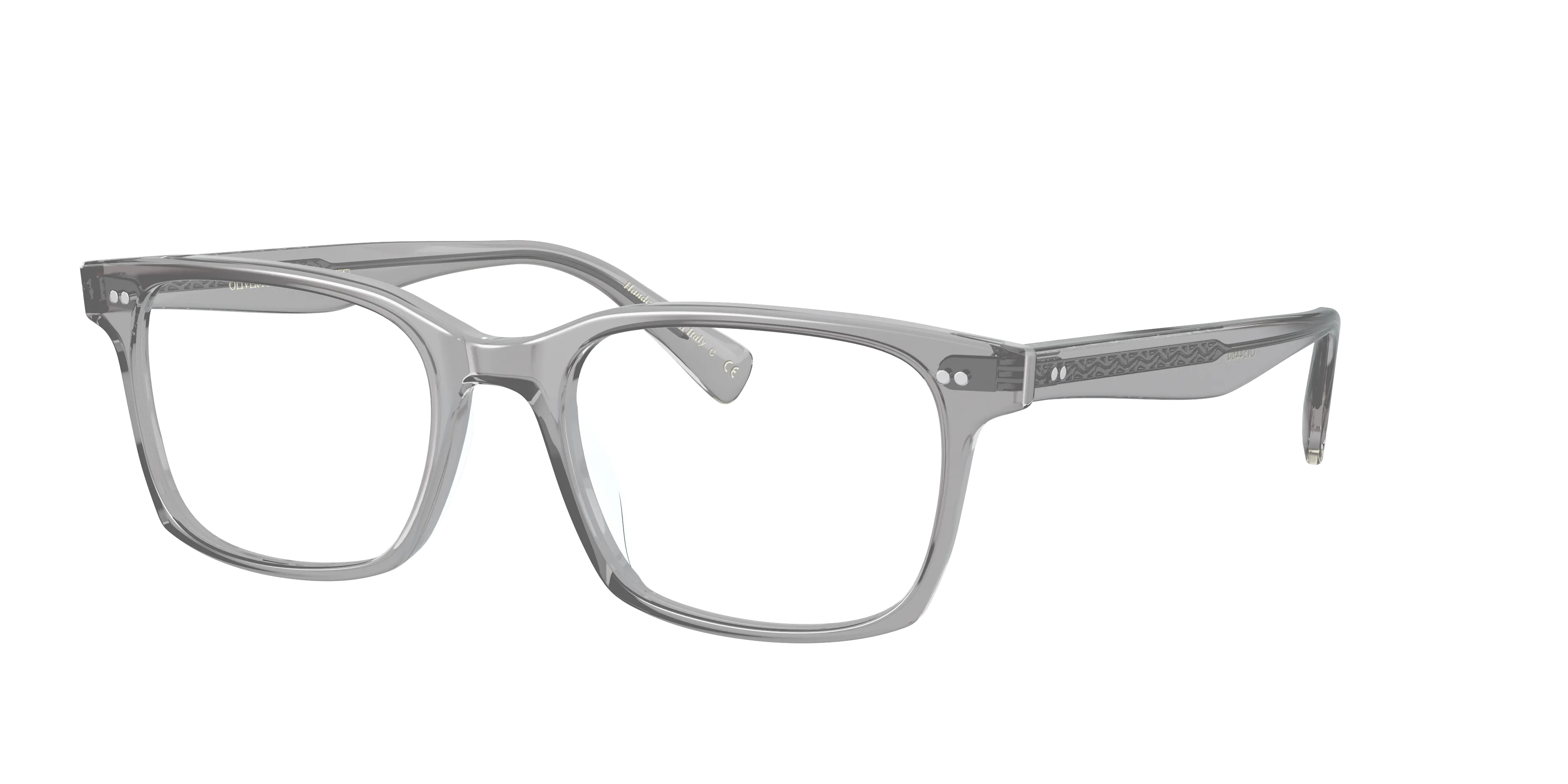 Oliver Peoples OV5446U NISEN 1132 Montature da vista Acetato Grigio Trasparente Squadrata Normale - immagine 1