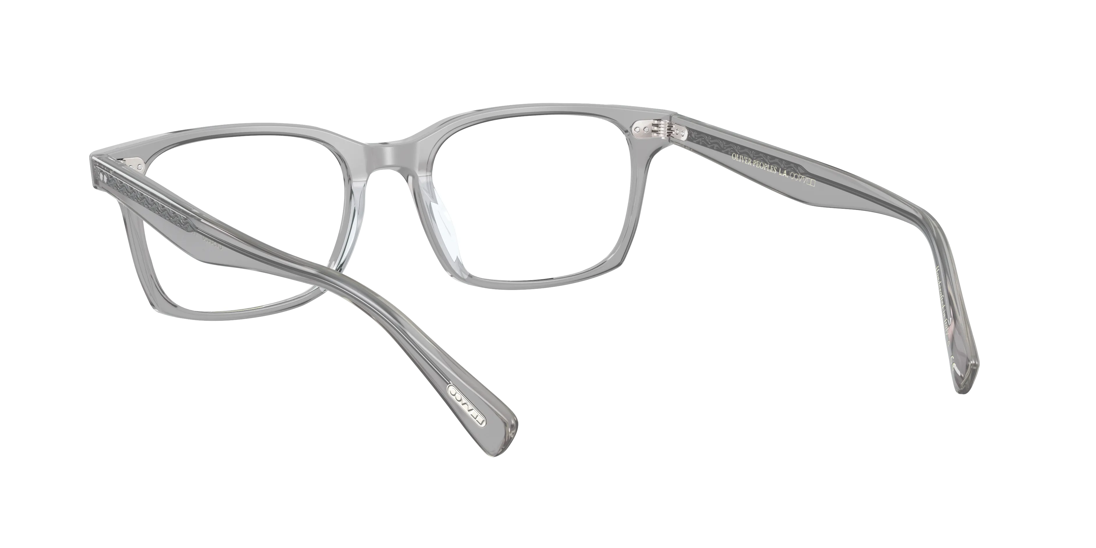 Oliver Peoples OV5446U NISEN 1132 Montature da vista Acetato Grigio Trasparente Squadrata Normale - immagine 4
