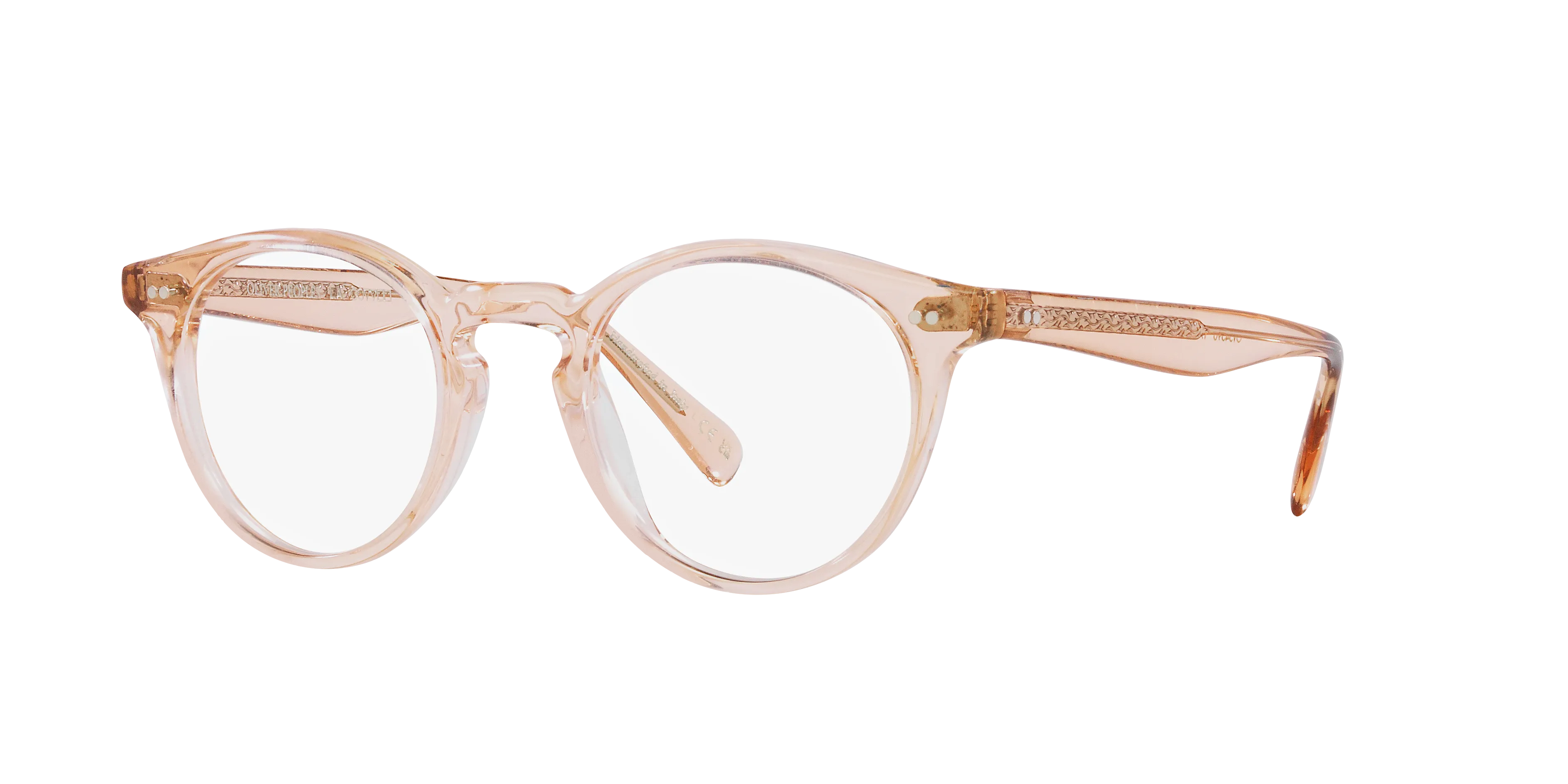 Oliver Peoples OV5459U ROMARE 1758 Montature da vista Acetato Marrone Trasparente Pantos Normale - immagine 1