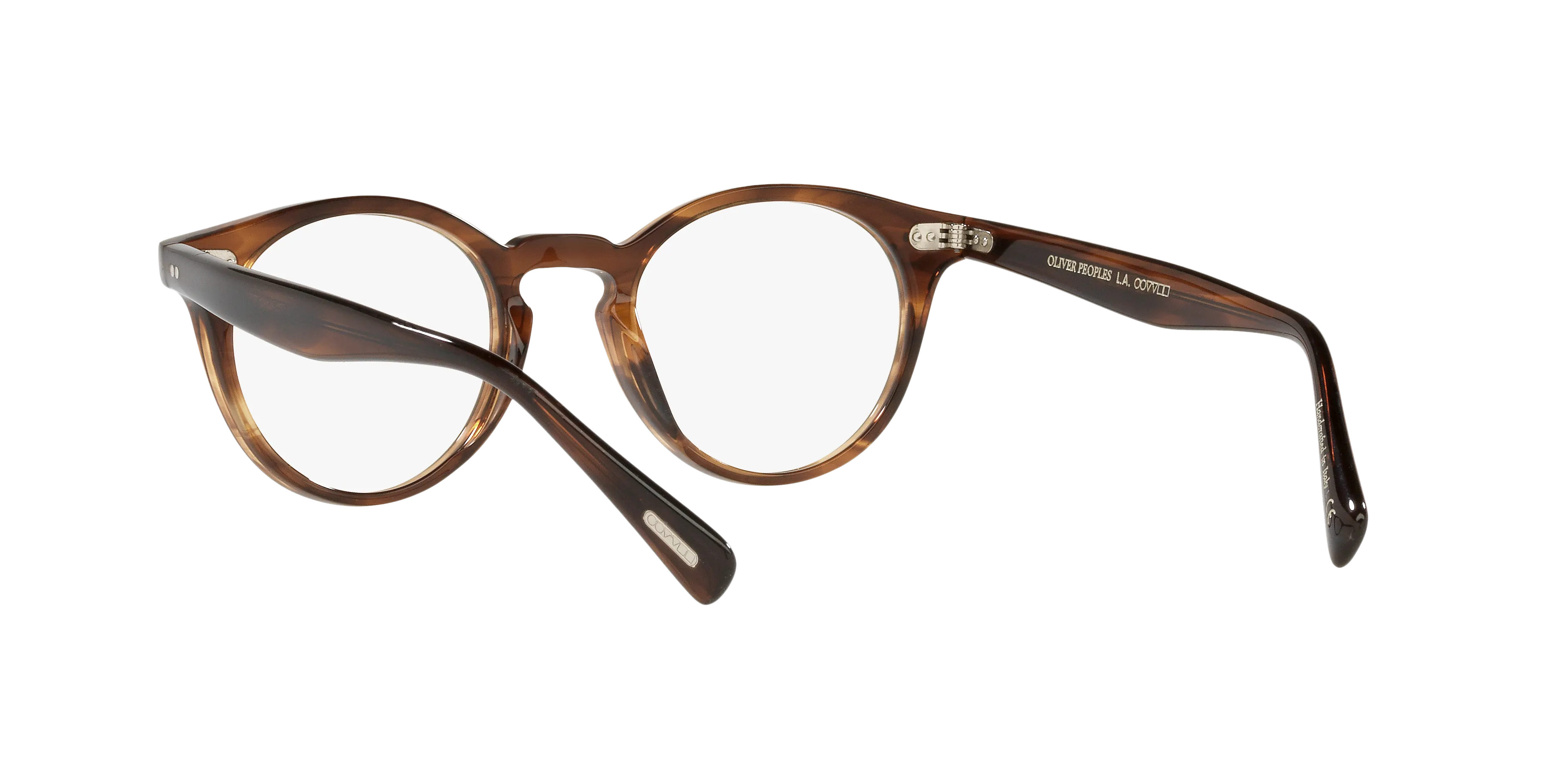 Oliver Peoples OV5459U ROMARE 1724 Montature da vista Acetato Marrone Trasparente Pantos Normale - immagine 4