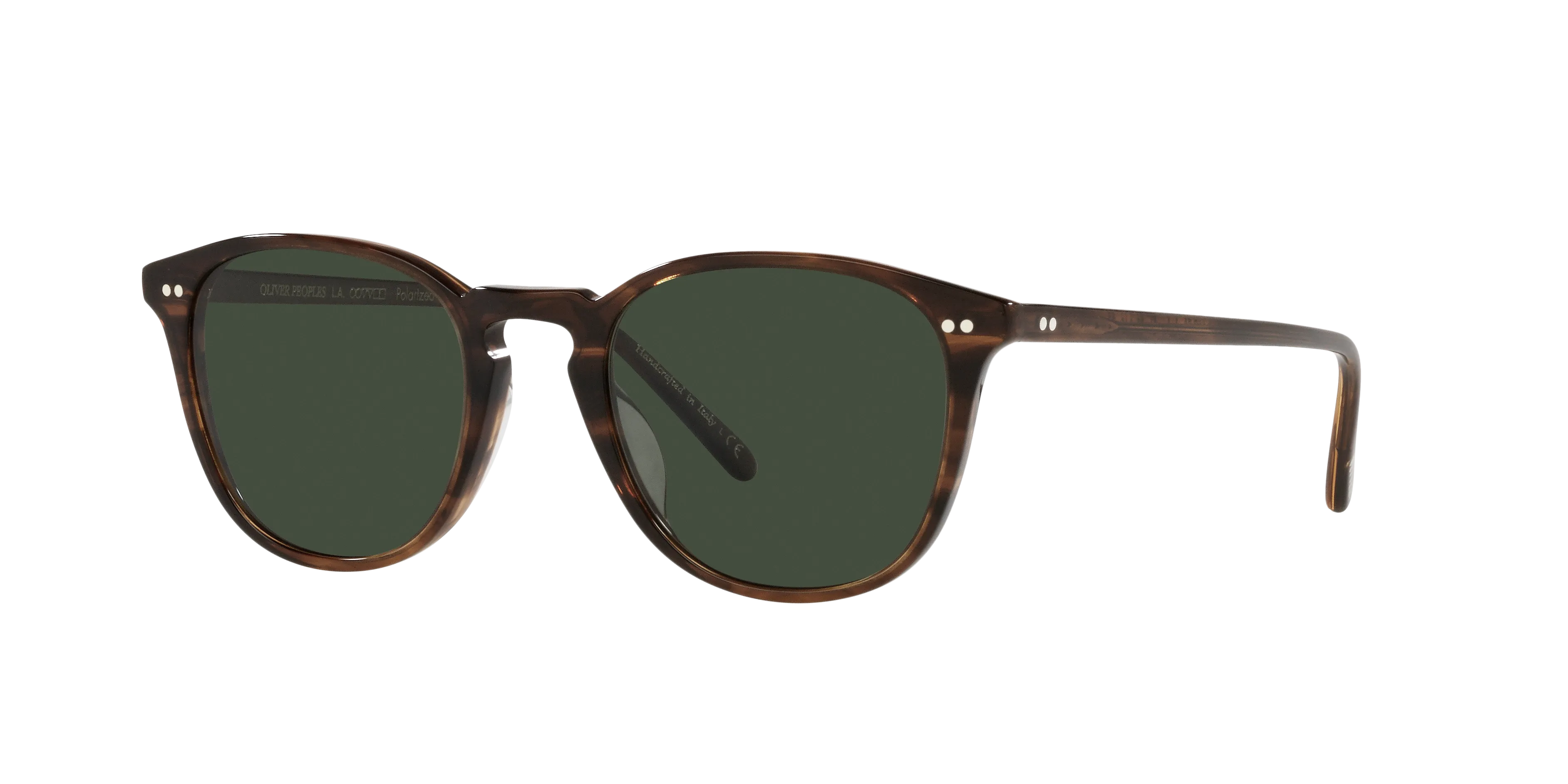 Oliver Peoples OV5414SU FORMAN L.A 17249A Occhiali da sole Acetato Marrone Verde Squadrata Polarizzata - immagine 1