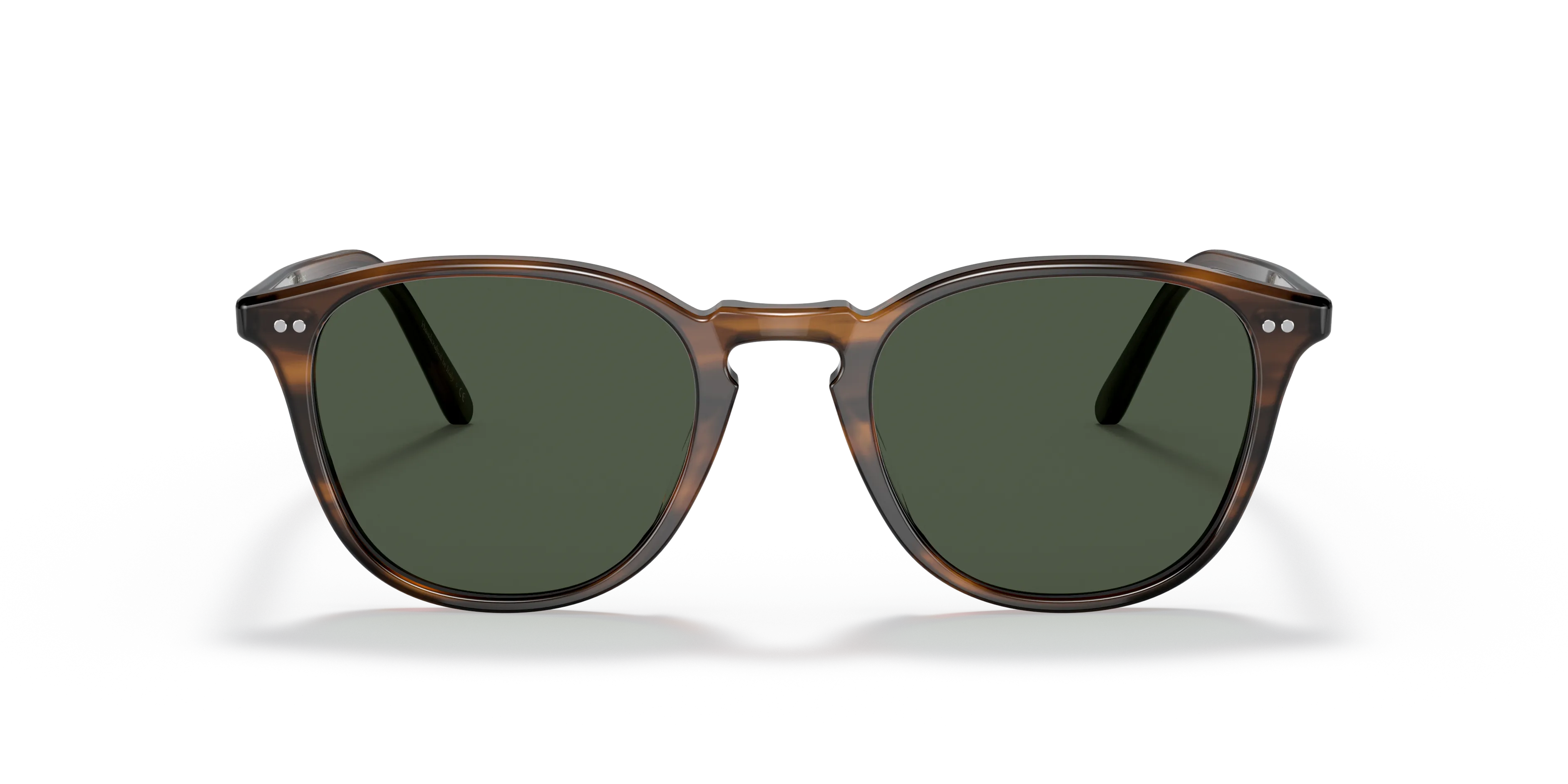 Oliver Peoples OV5414SU FORMAN L.A 17249A Occhiali da sole Acetato Marrone Verde Squadrata Polarizzata - immagine 3