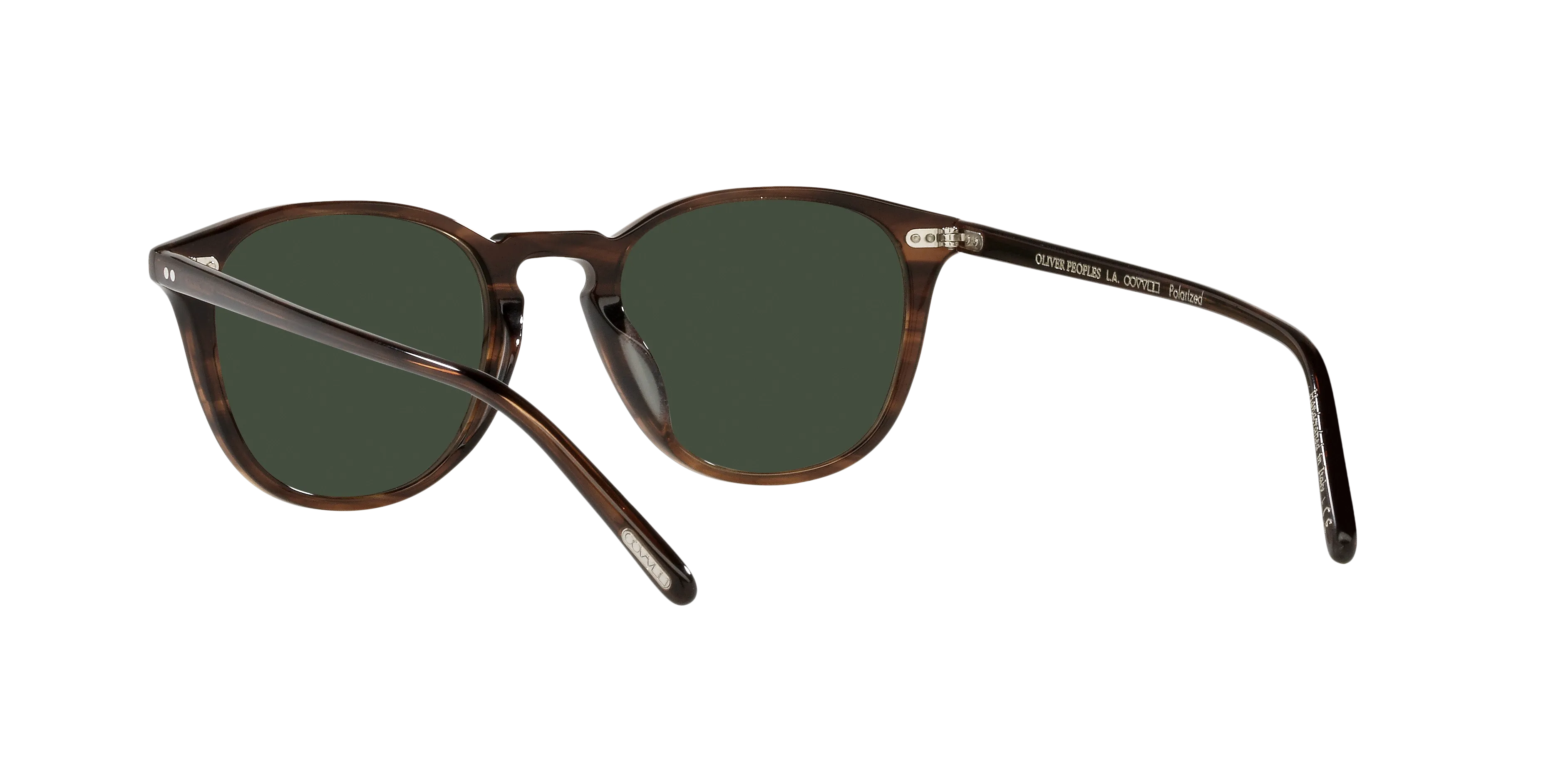 Oliver Peoples OV5414SU FORMAN L.A 17249A Occhiali da sole Acetato Marrone Verde Squadrata Polarizzata - immagine 4