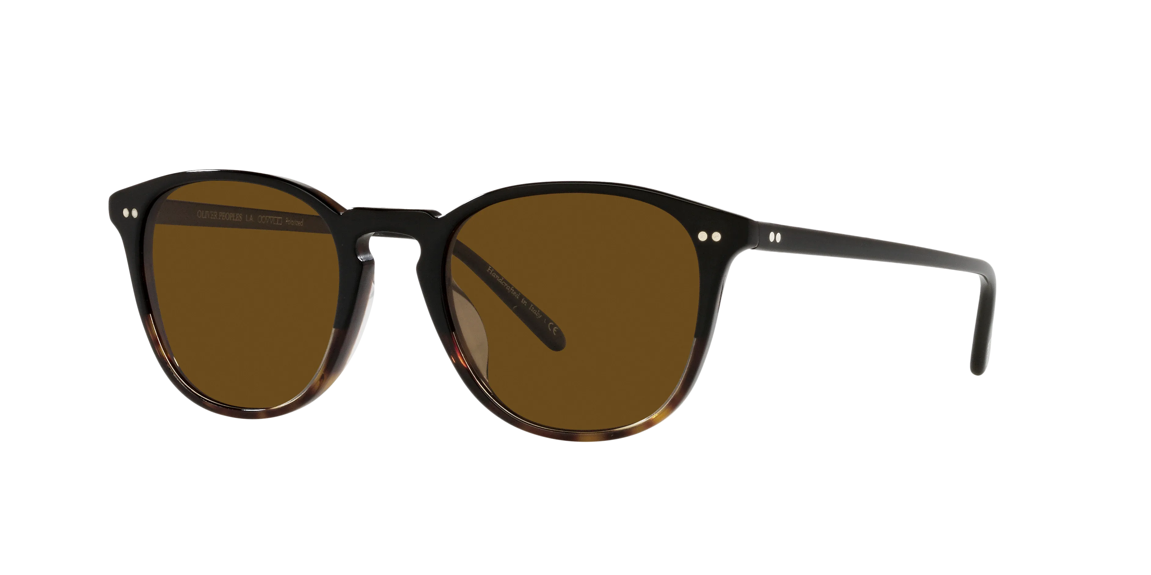 Oliver Peoples OV5414SU FORMAN L.A 172283 Occhiali da sole Acetato Nero Marrone Squadrata Polarizzata - immagine 1