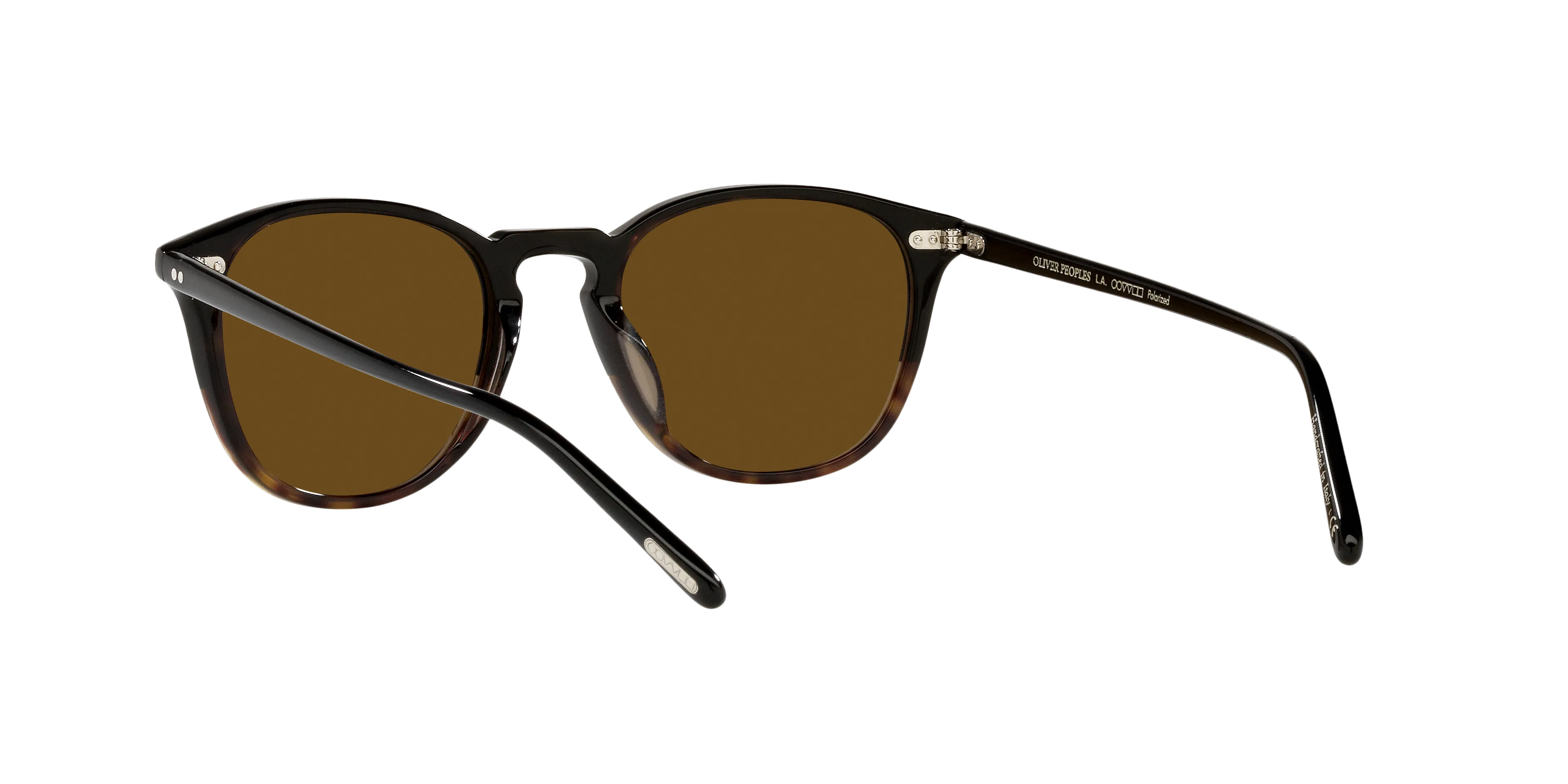 Oliver Peoples OV5414SU FORMAN L.A 172283 Occhiali da sole Acetato Nero Marrone Squadrata Polarizzata - immagine 4