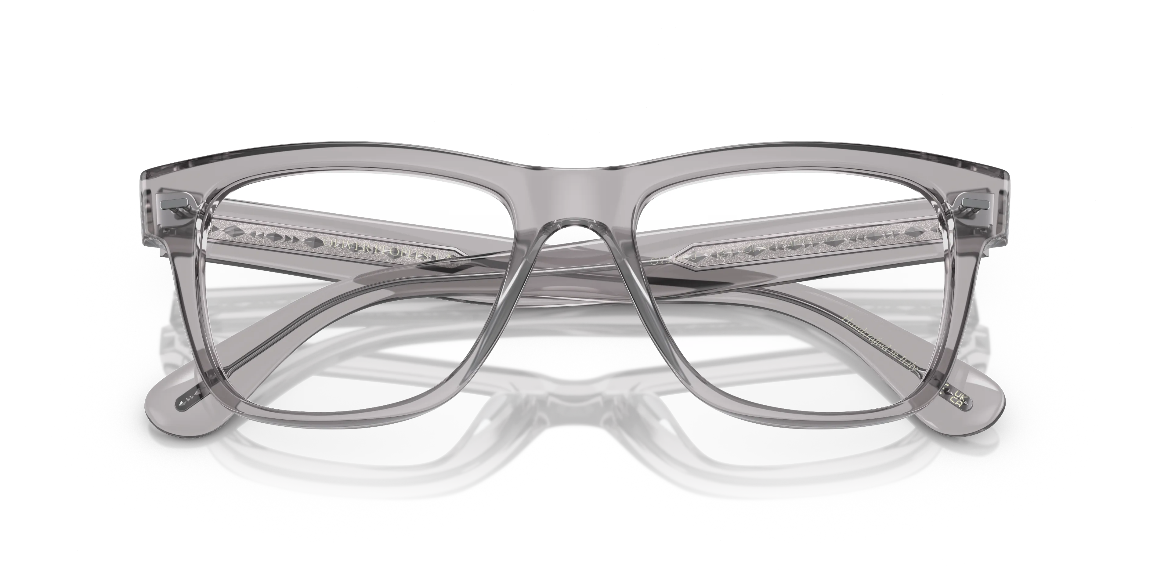 Oliver Peoples OV5393U OLIVER 1132 Montature da vista Acetato Grigio Trasparente Squadrata Normale - immagine 2