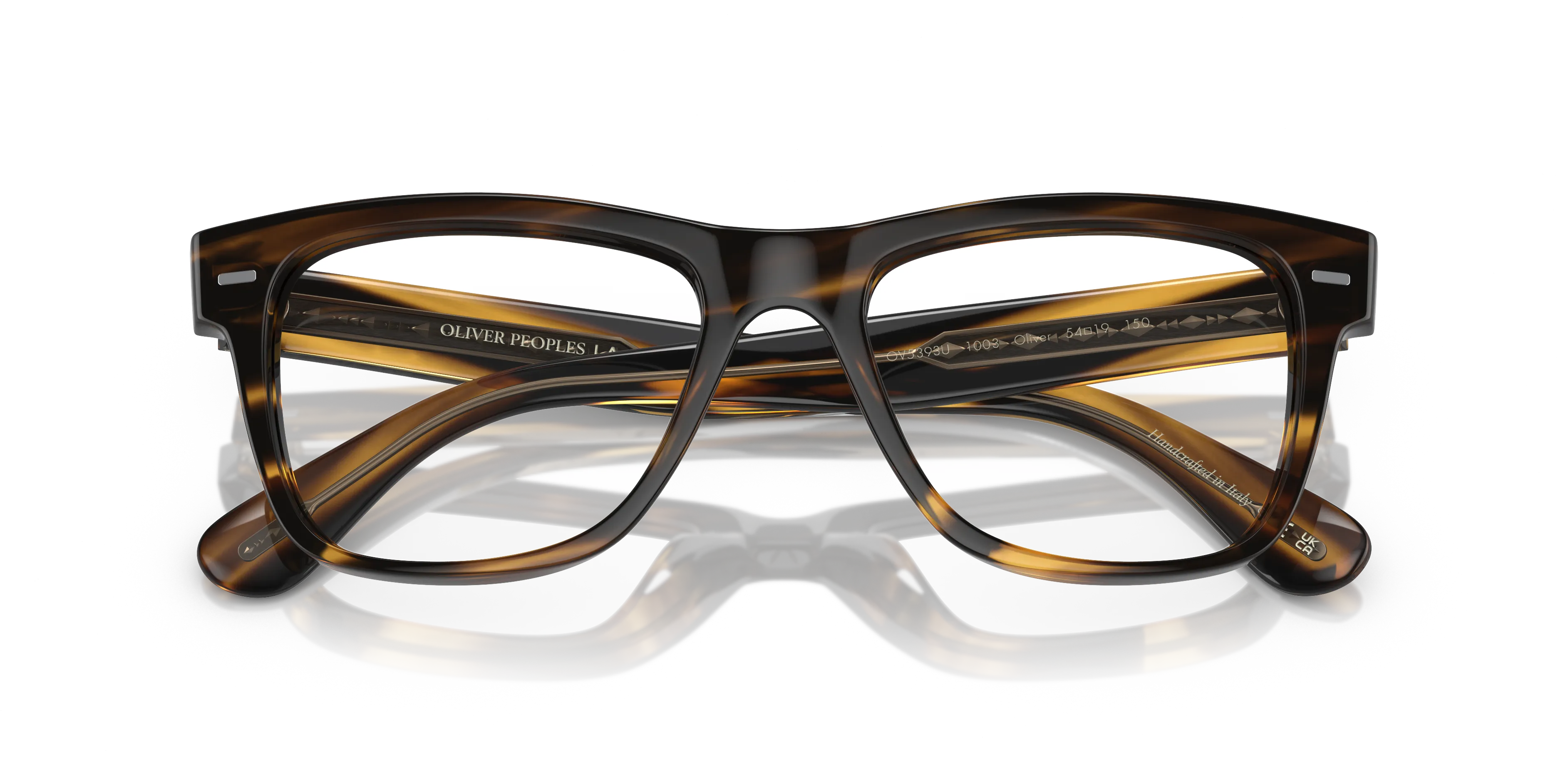 Oliver Peoples OV5393U OLIVER 1003 Montature da vista Acetato Nero Trasparente Squadrata Normale - immagine 2