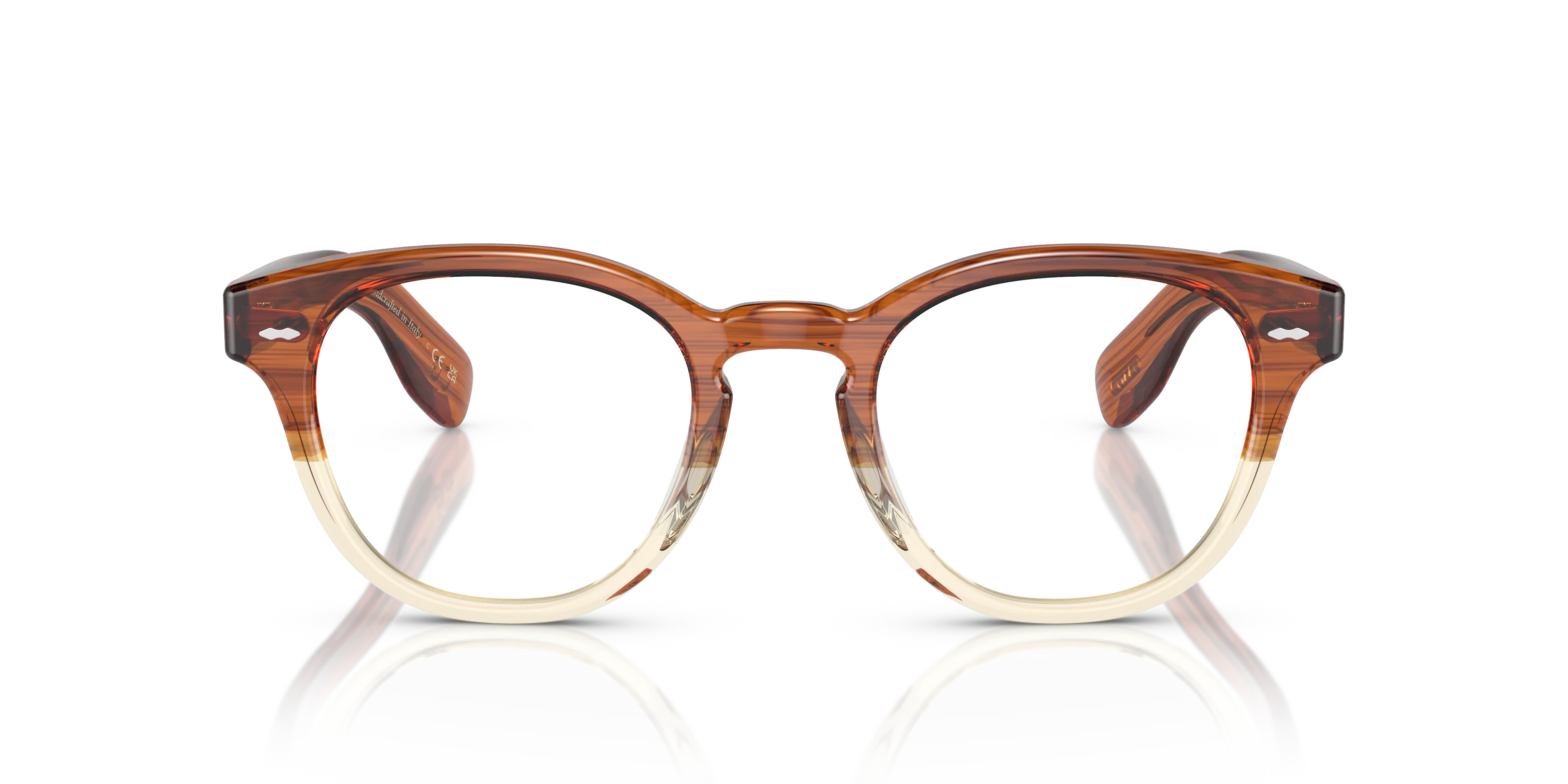 Oliver Peoples OV5413U CARY GRANT 1785 Montature da vista Acetato Verde Trasparente Rotonda Normale - immagine 3