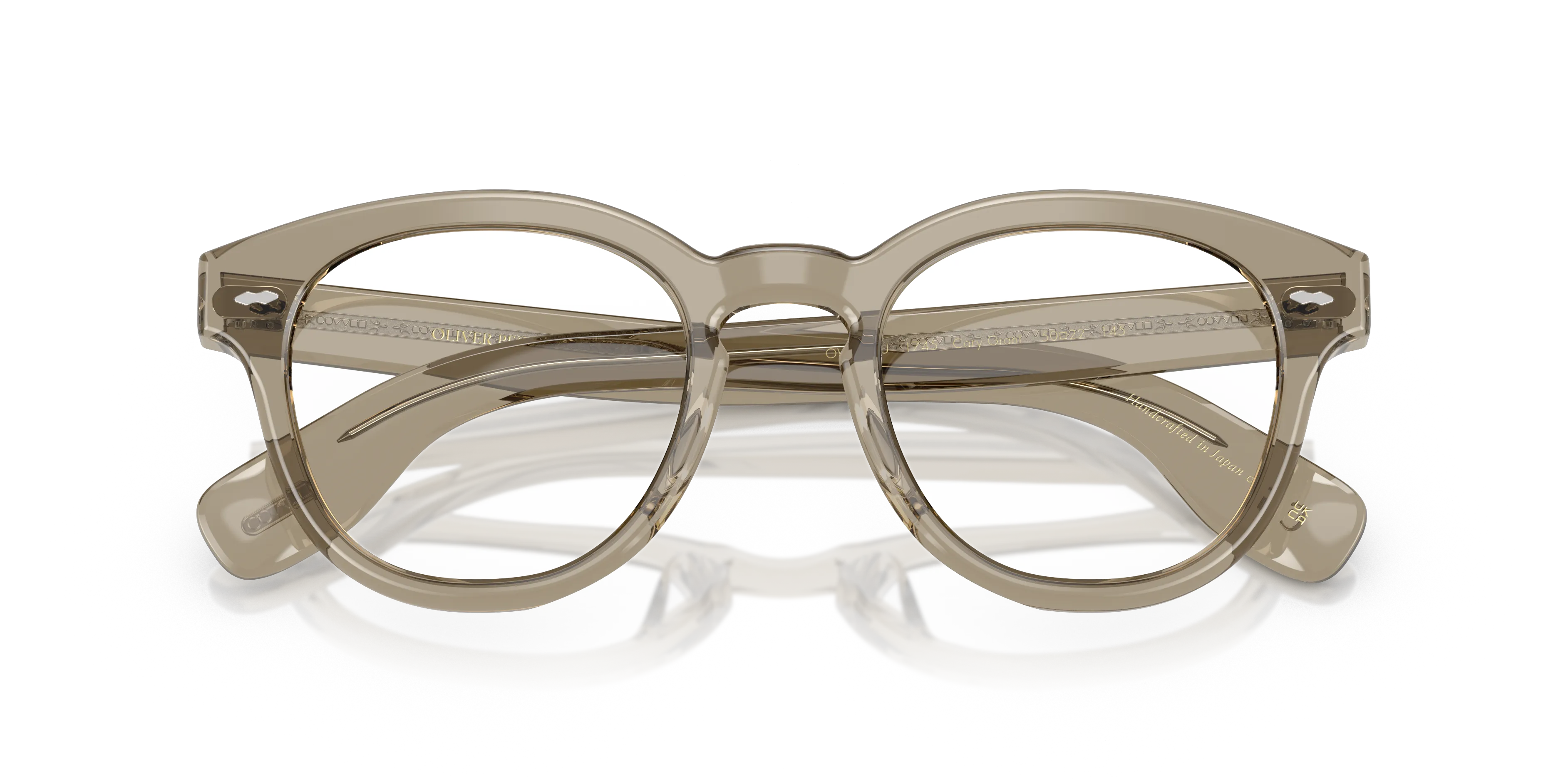 Oliver Peoples OV5413U CARY GRANT 1745 Montature da vista Acetato Verde Trasparente Rotonda Normale - immagine 2