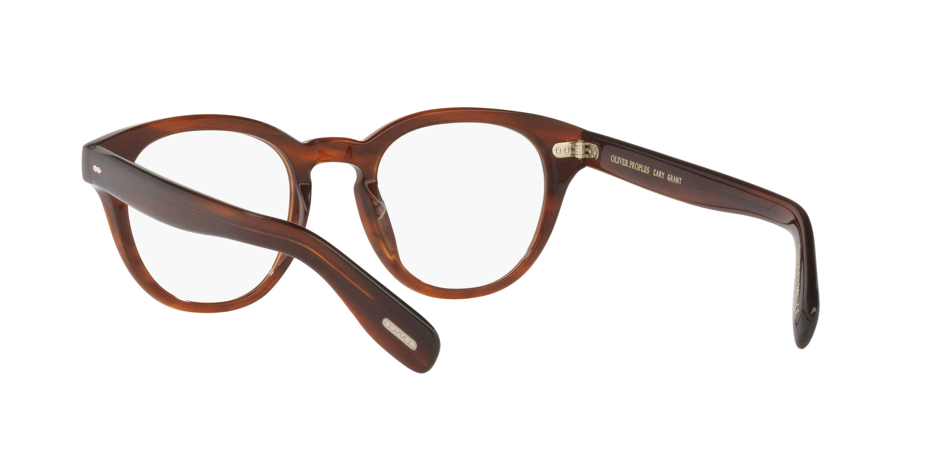 Oliver Peoples OV5413U CARY GRANT 1679 Montature da vista Acetato Tartaruga Trasparente Rotonda Normale - immagine 4