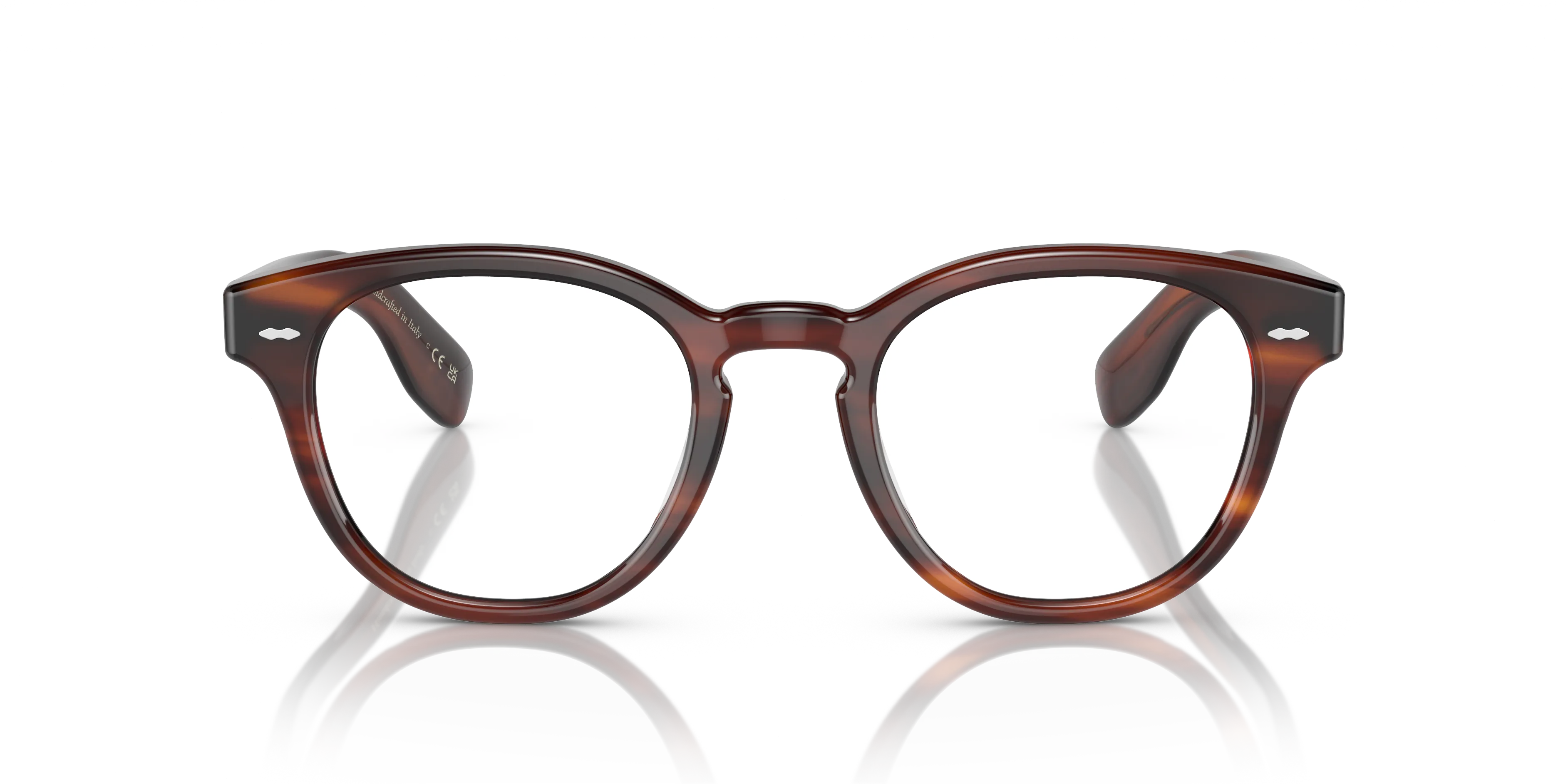 Oliver Peoples OV5413U CARY GRANT 1679 Montature da vista Acetato Tartaruga Trasparente Rotonda Normale - immagine 3