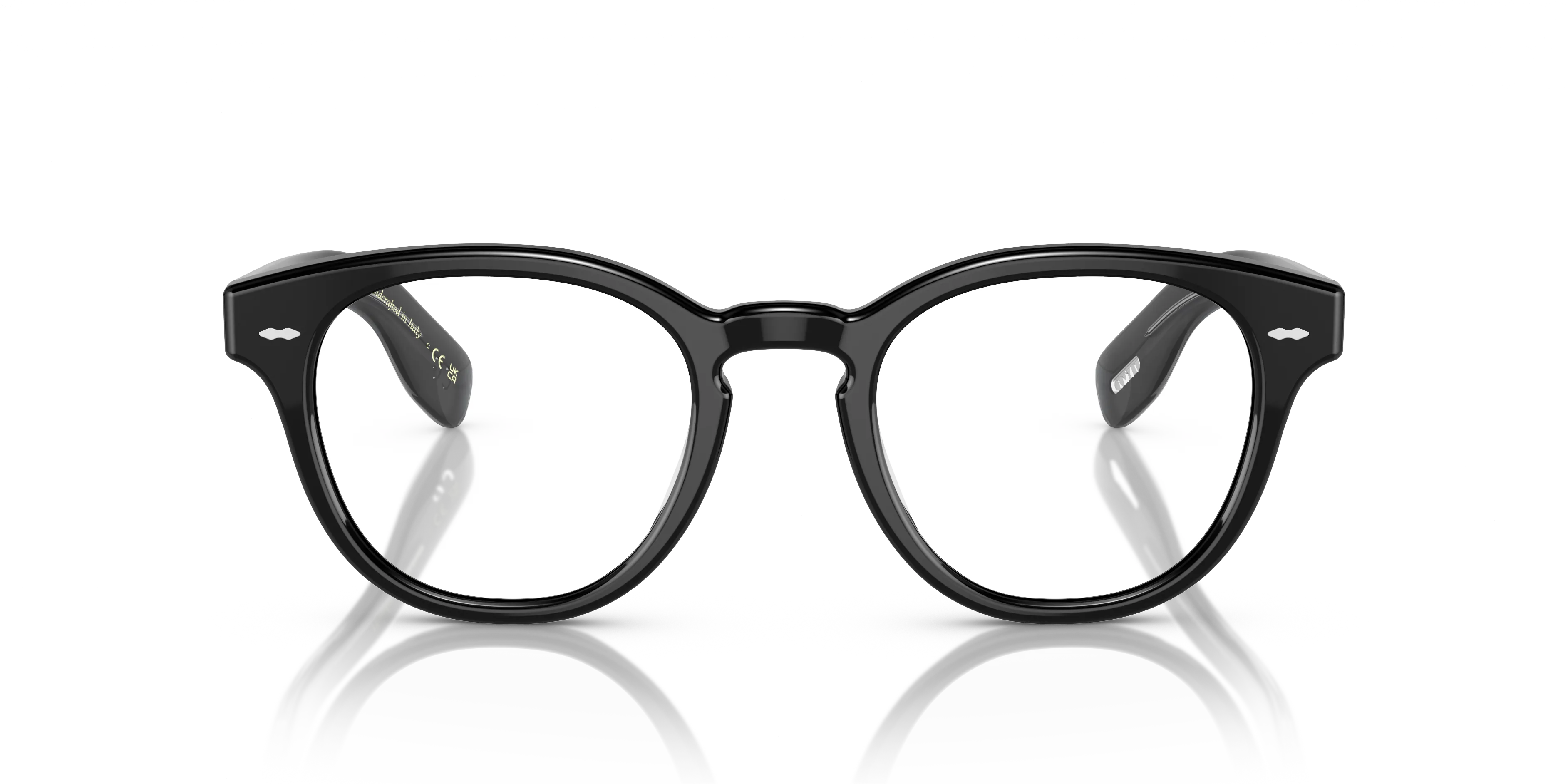 Oliver Peoples OV5413U CARY GRANT 1492 Montature da vista Acetato Nero Trasparente Rotonda Normale - immagine 3