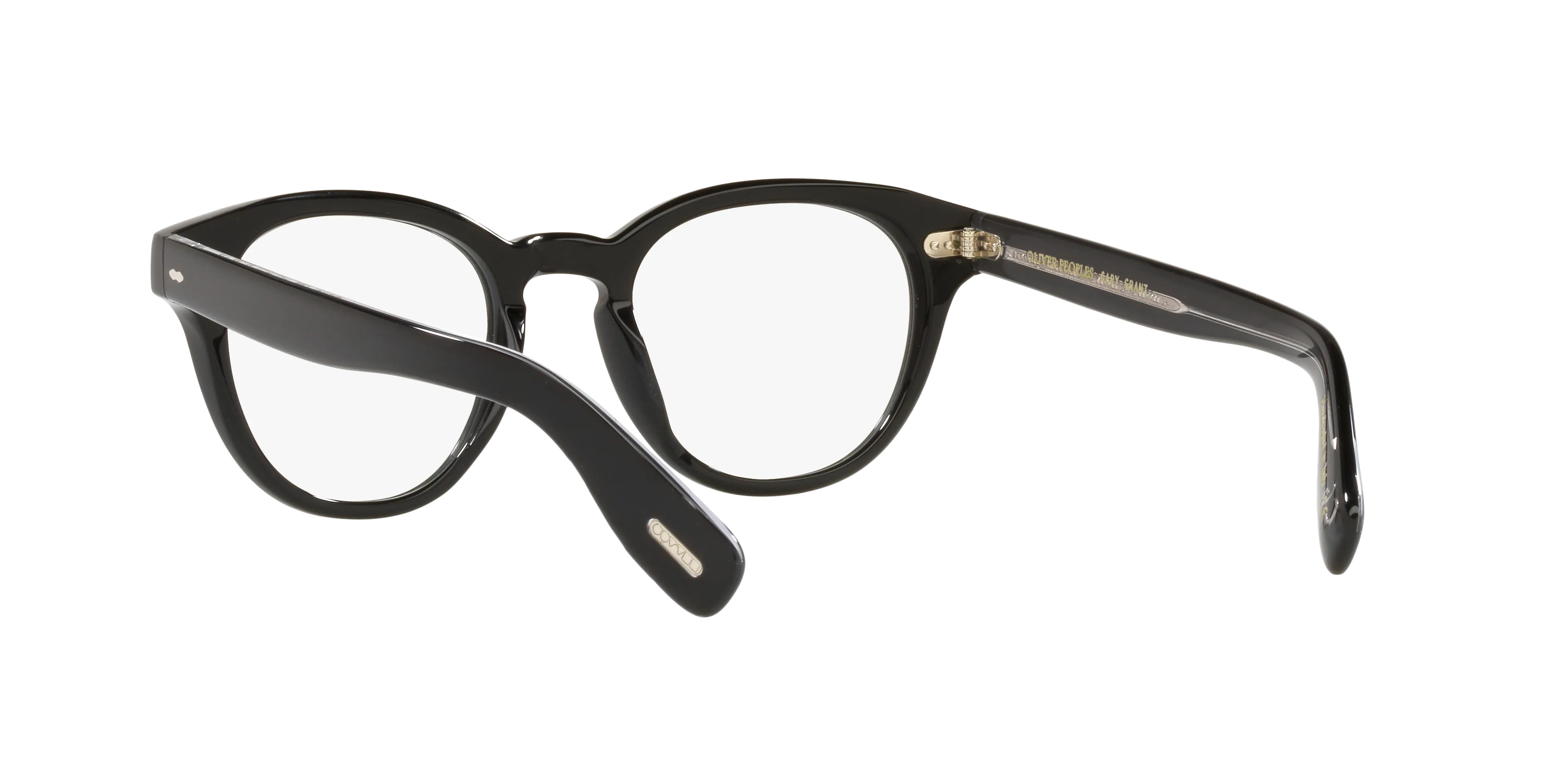Oliver Peoples OV5413U CARY GRANT 1492 Montature da vista Acetato Nero Trasparente Rotonda Normale - immagine 4