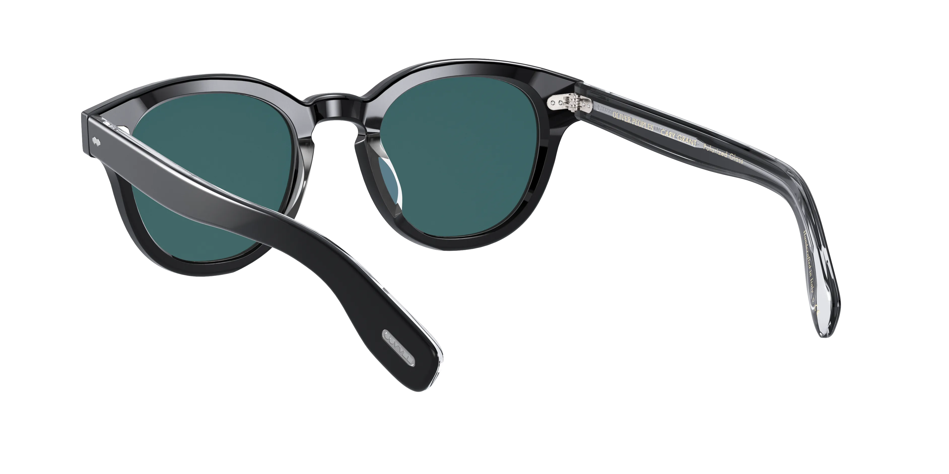 Oliver Peoples OV5413SU CARY GRANT SUN 14923R Occhiali da sole Acetato Nero Blu Pantos Polarizzata - immagine 4