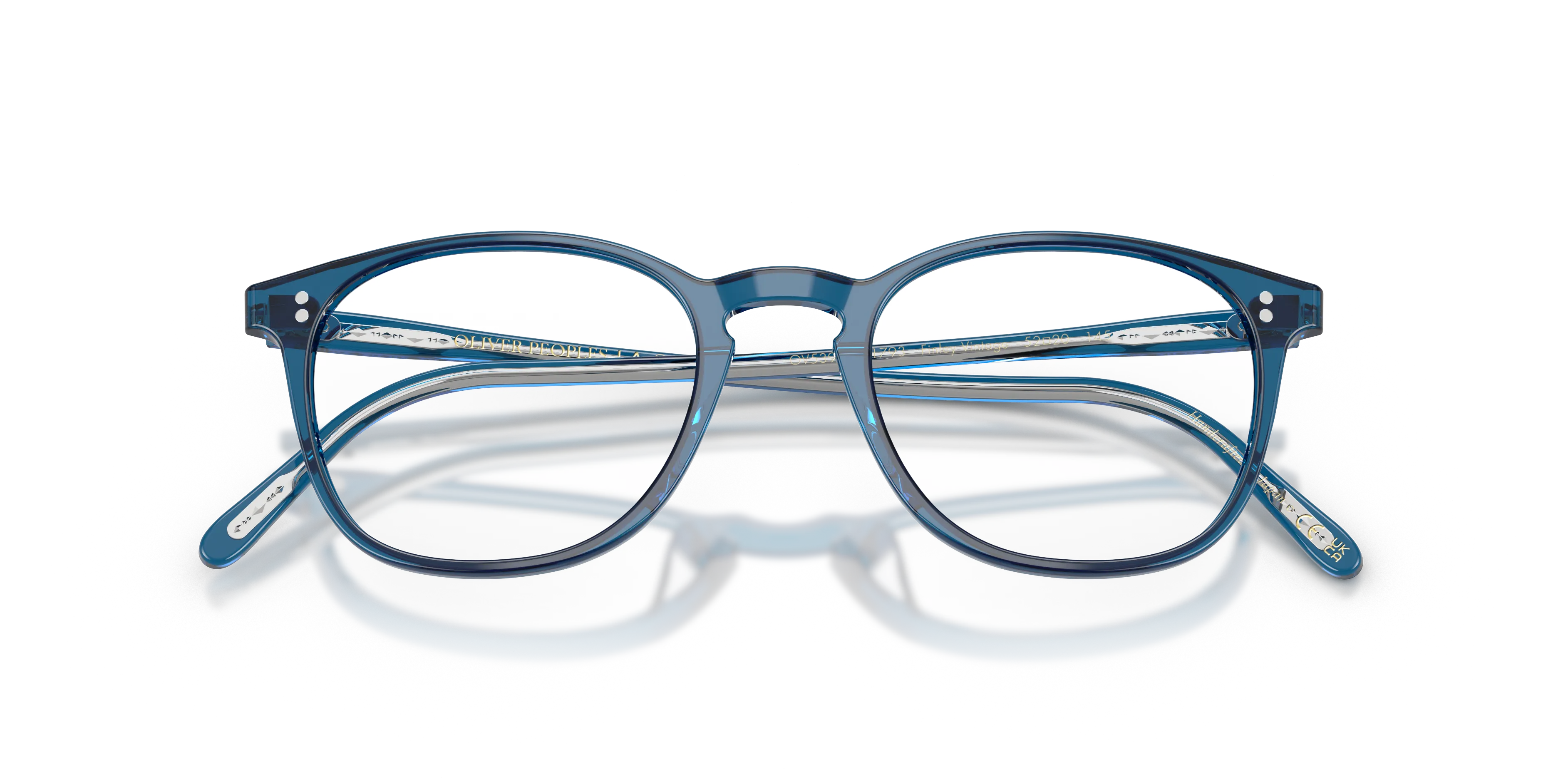Oliver Peoples OV5397U FINLEY VINTAGE 1793 Montature da vista Acetato Blu Trasparente Squadrata Normale - immagine 2