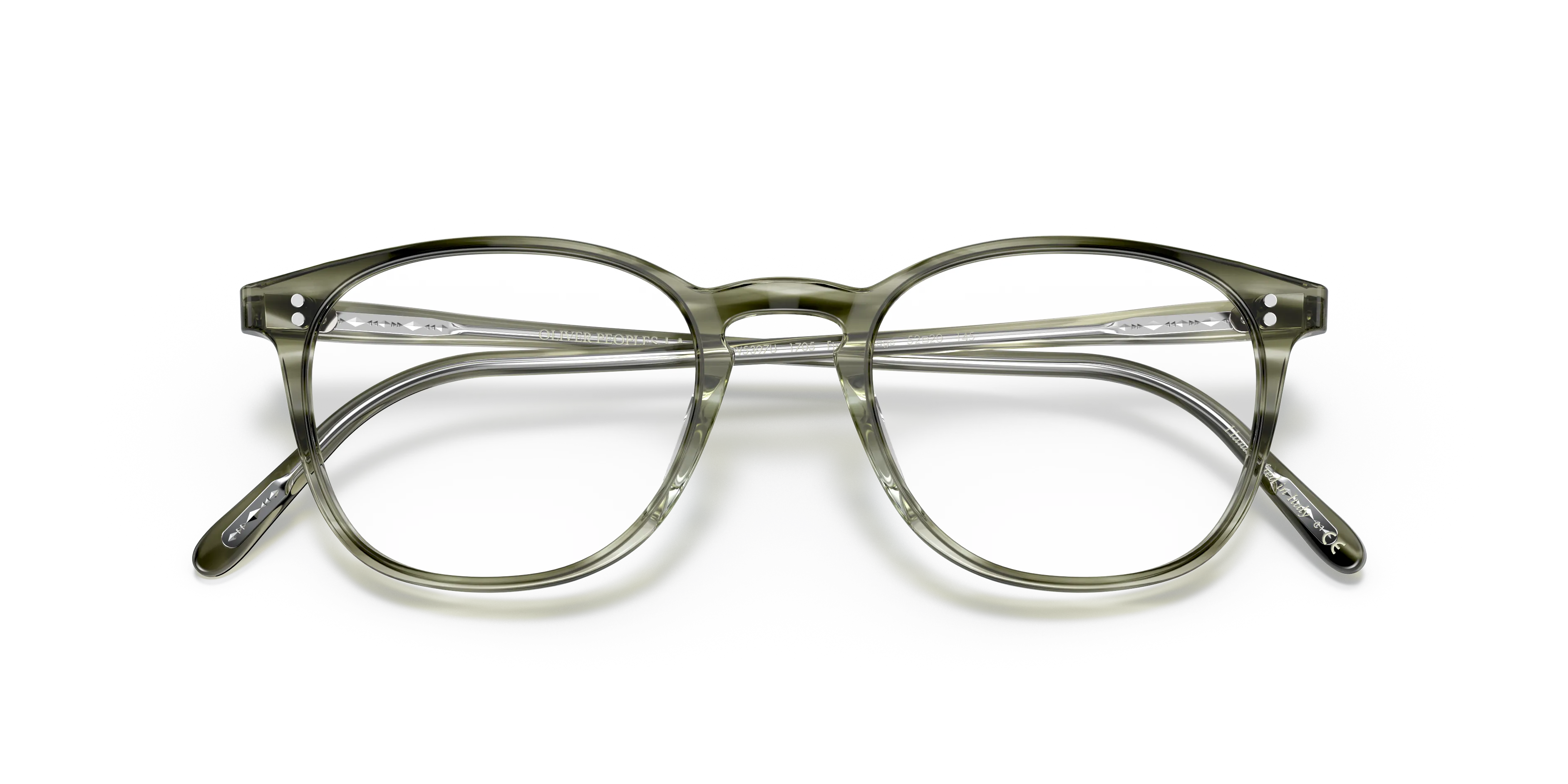 Oliver Peoples OV5397U FINLEY VINTAGE 1705 Montature da vista Acetato Verde Trasparente Squadrata Normale - immagine 2