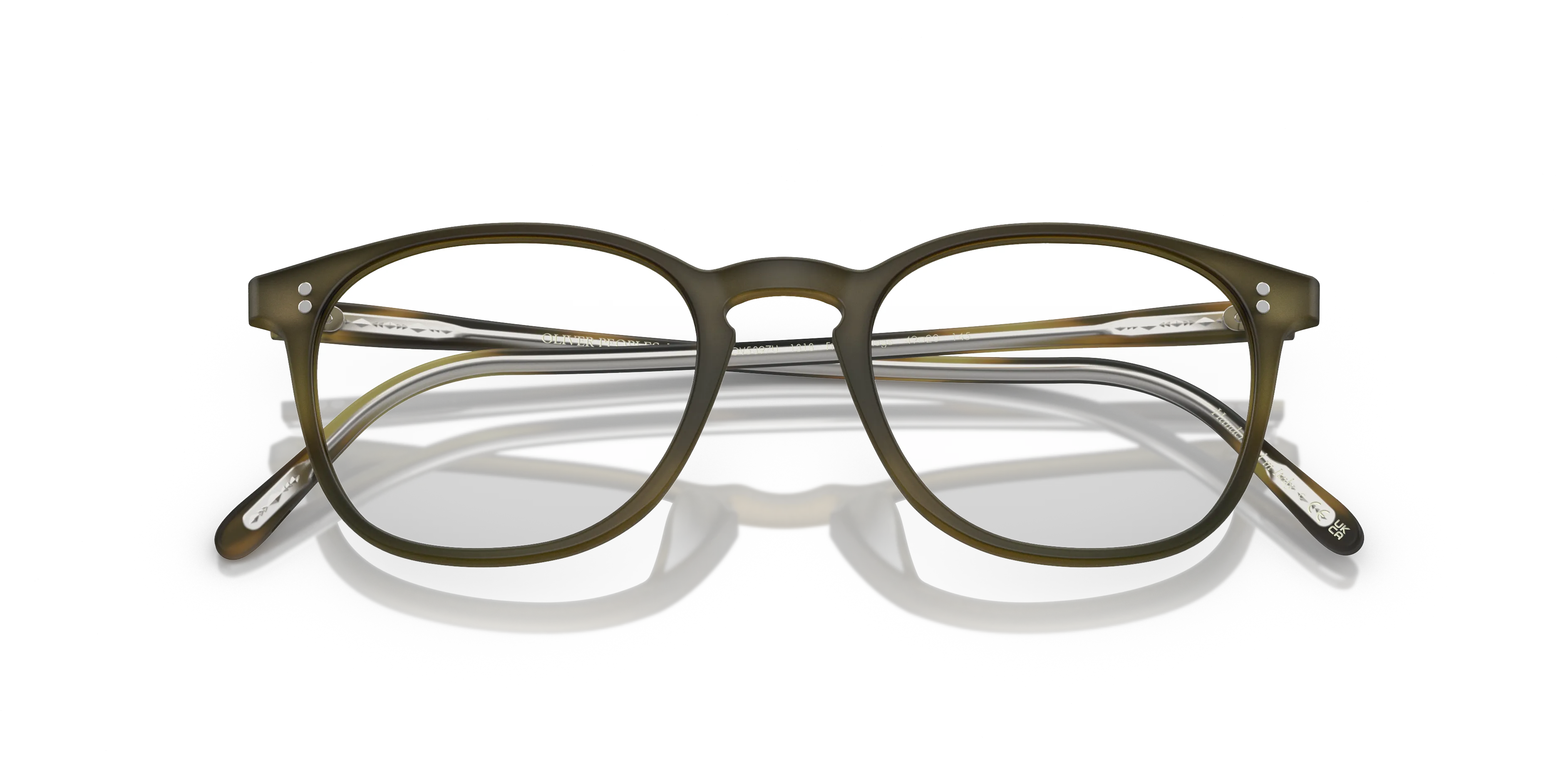 Oliver Peoples OV5397U FINLEY VINTAGE 1318 Montature da vista Acetato Marrone Trasparente Squadrata Normale - immagine 2