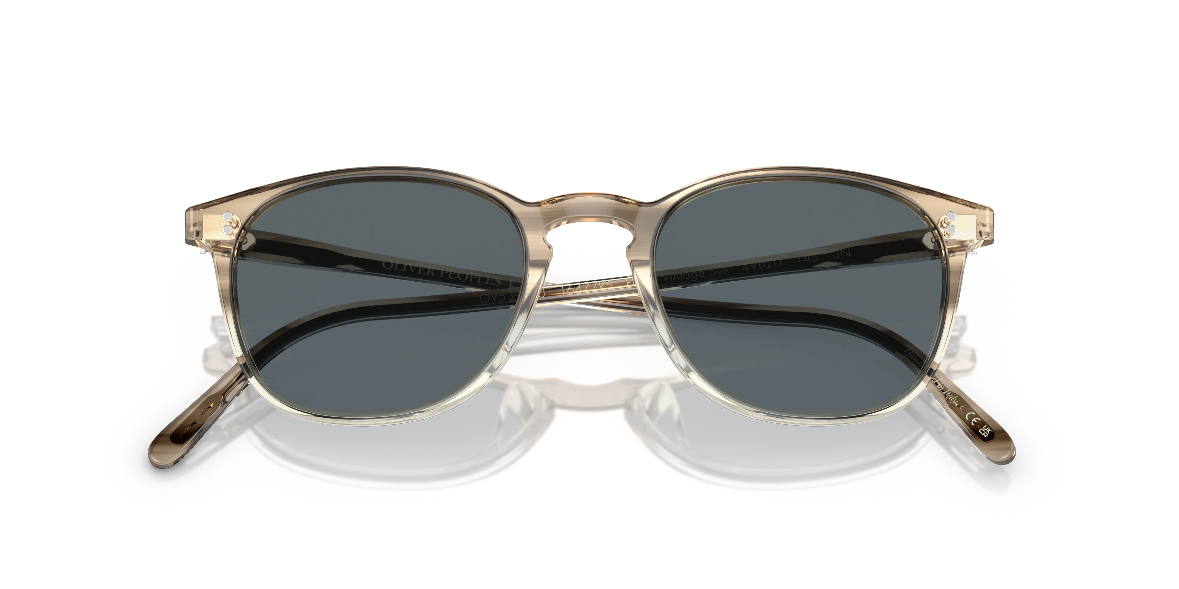 Oliver Peoples OV5397SU FINLEY VINTAGE SUN 1647R5 Occhiali da sole Acetato Verde Blu Squadrata Normale - immagine 2
