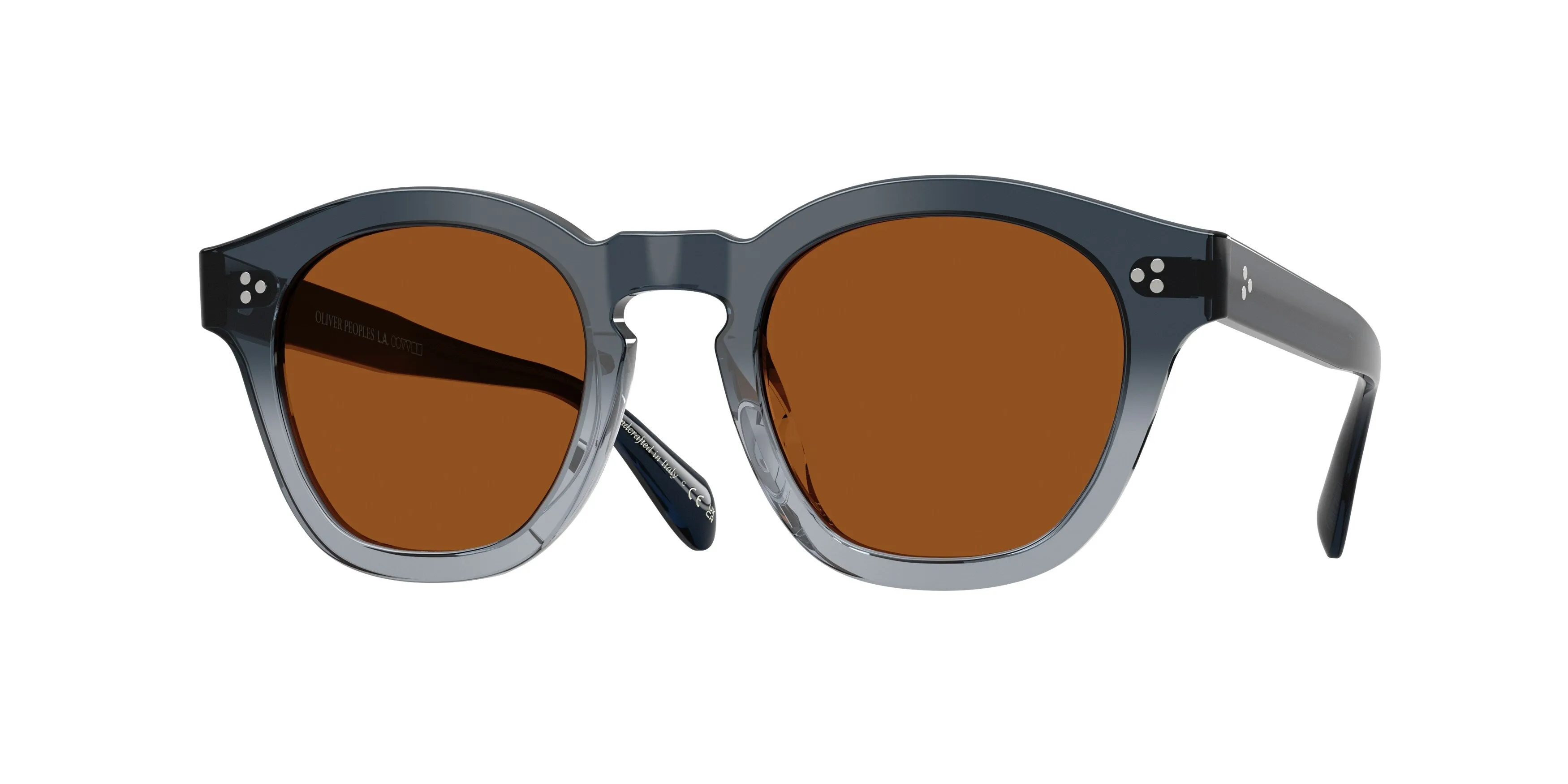 Oliver Peoples OV5382SU BOUDREAU L.A 177773 Occhiali da sole Acetato Blu Marrone Squadrata Normale - immagine 1