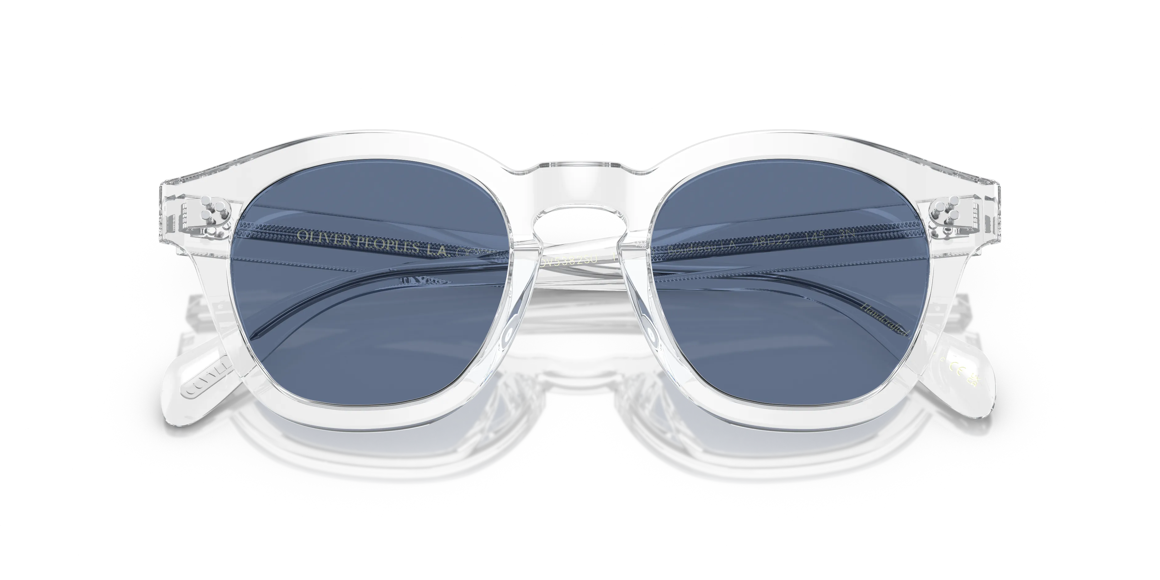 Oliver Peoples OV5382SU BOUDREAU L.A 110180 Occhiali da sole Acetato Trasparente Blu Squadrata Normale - immagine 2
