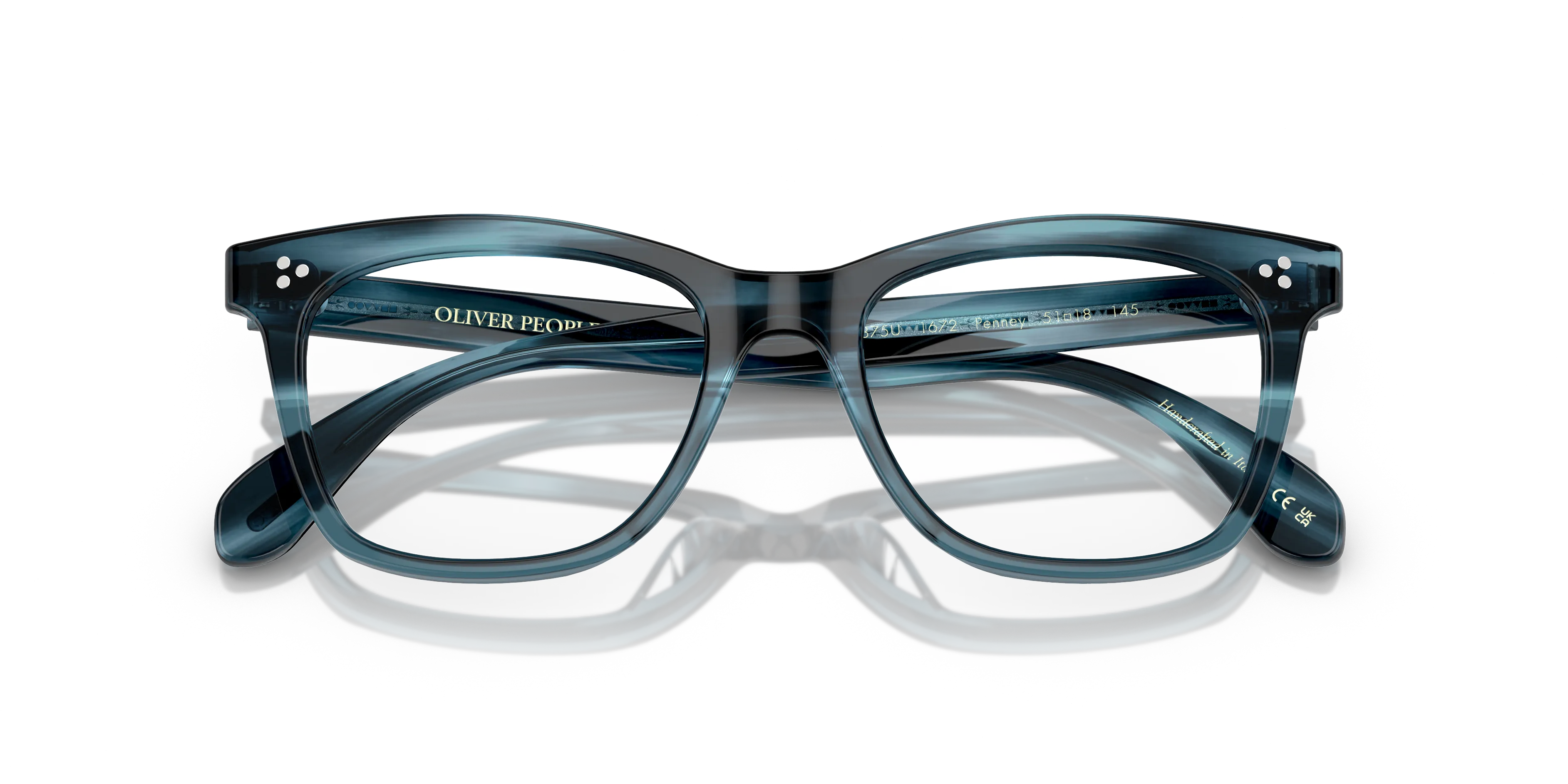 Oliver Peoples OV5375U PENNEY 1672 Montature da vista Acetato Verde Trasparente Pillow Normale - immagine 2