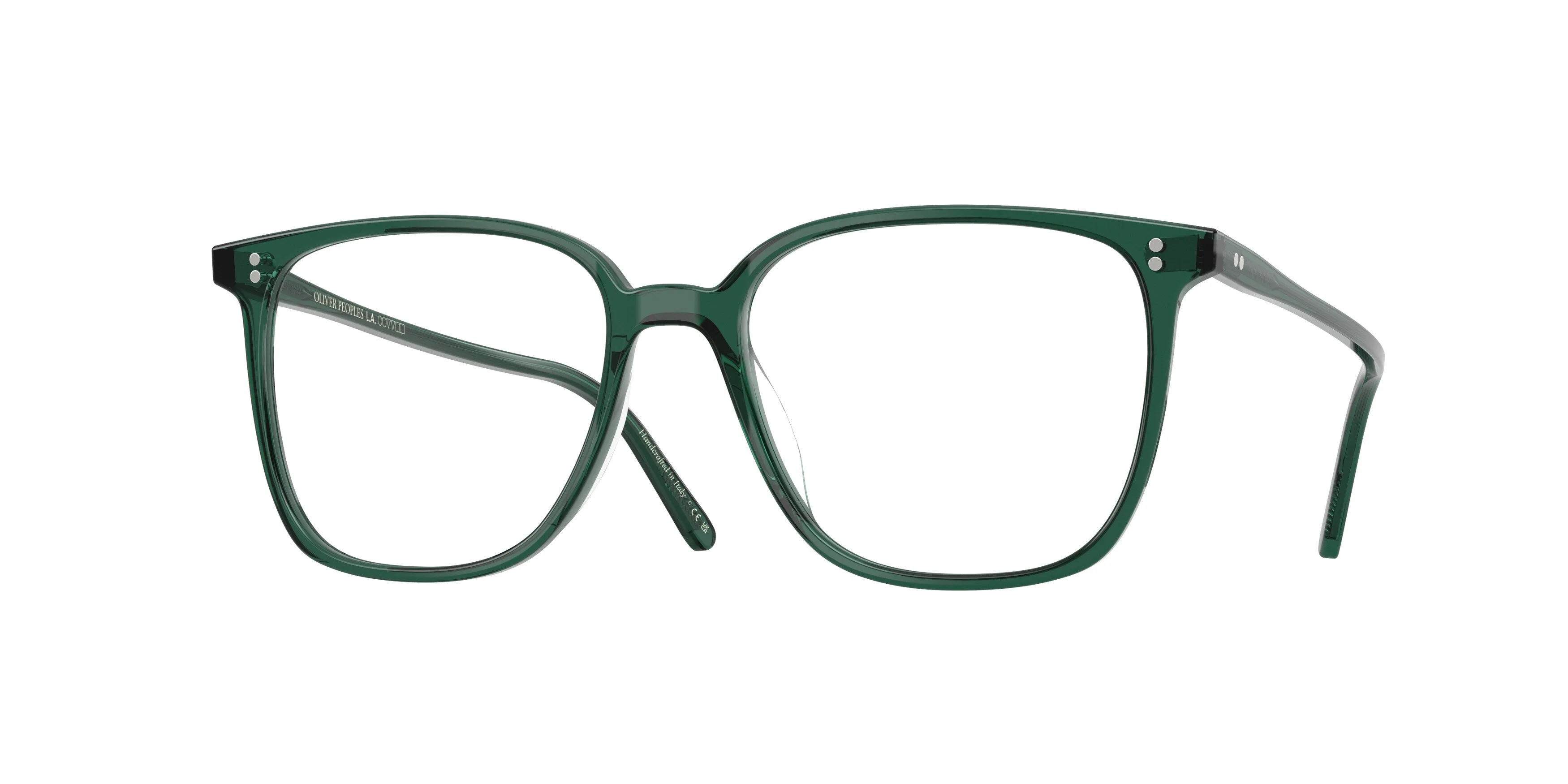 Oliver Peoples OV5374U COREN 1763 Montature da vista Acetato Verde Trasparente Squadrata Normale - immagine 1