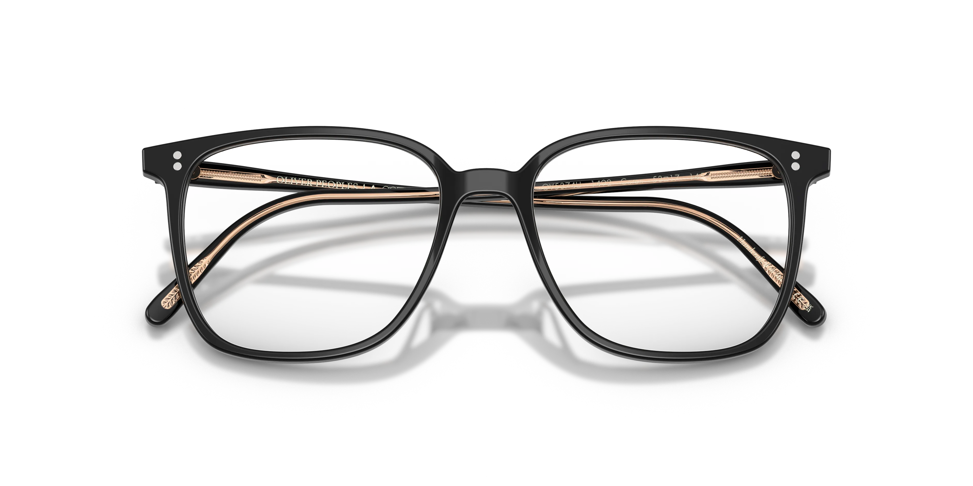 Oliver Peoples OV5374U COREN 1492 Montature da vista Acetato Nero Trasparente Squadrata Normale - immagine 2