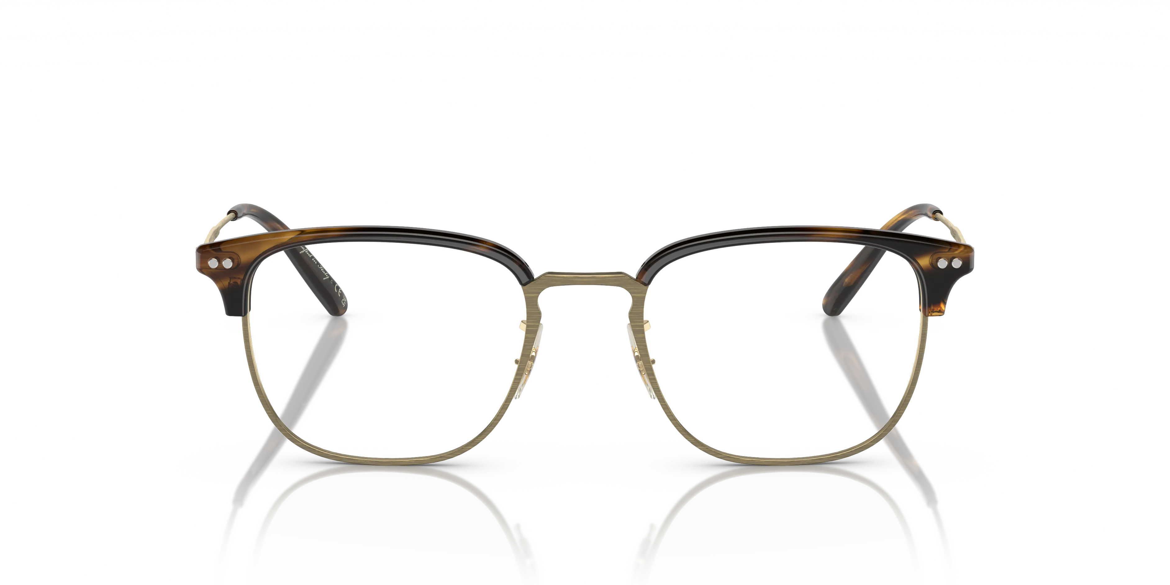 Oliver Peoples OV5359 WILLMAN 1003 Montature da vista Acetato Oro Trasparente Squadrata Normale - immagine 3