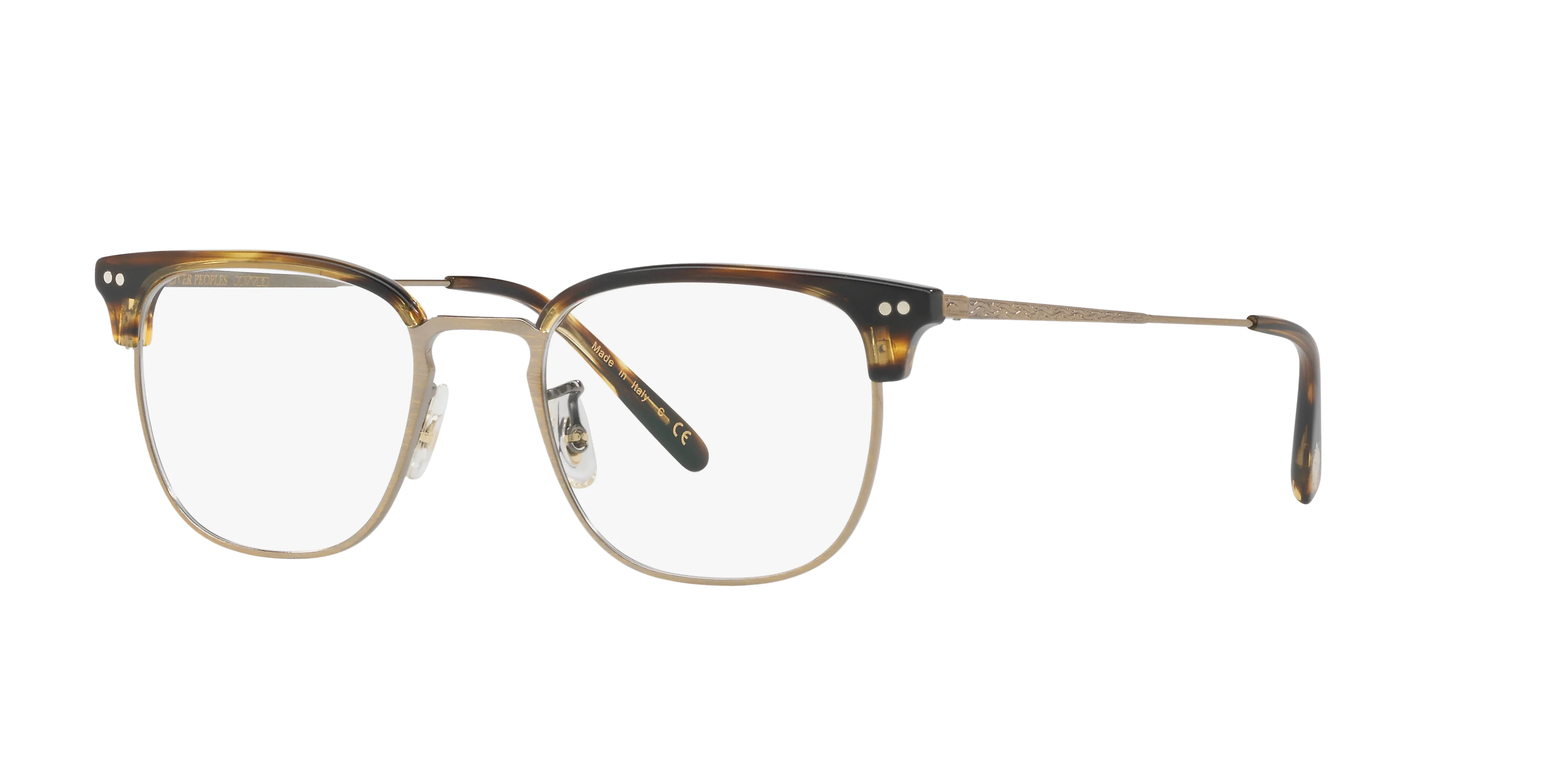 Oliver Peoples OV5359 WILLMAN 1003 Montature da vista Acetato Oro Trasparente Squadrata Normale - immagine 1