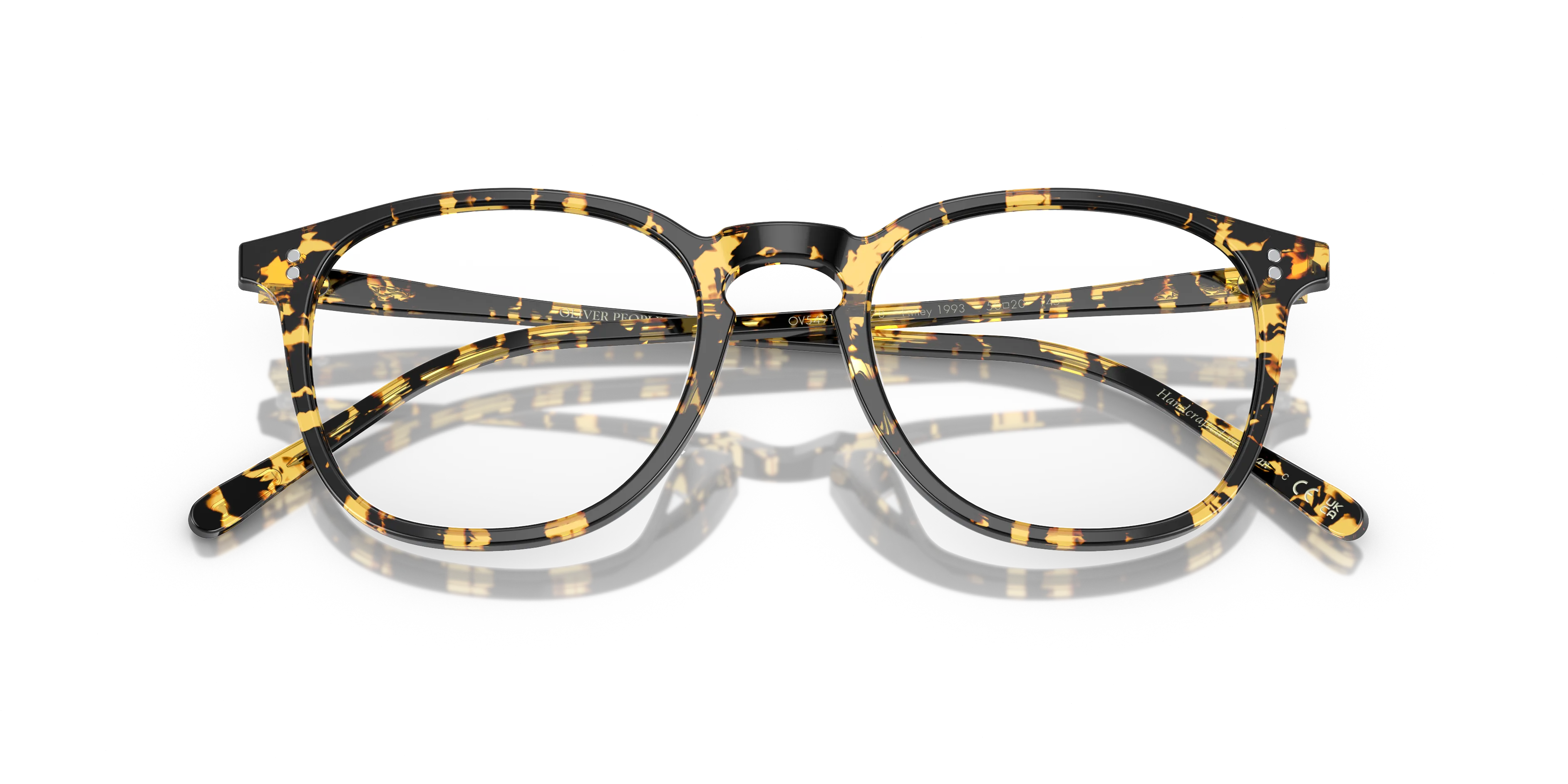 Oliver Peoples OV5491U FINLEY 1993 1778 Montature da vista Acetato Tartaruga Trasparente Squadrata Normale - immagine 2