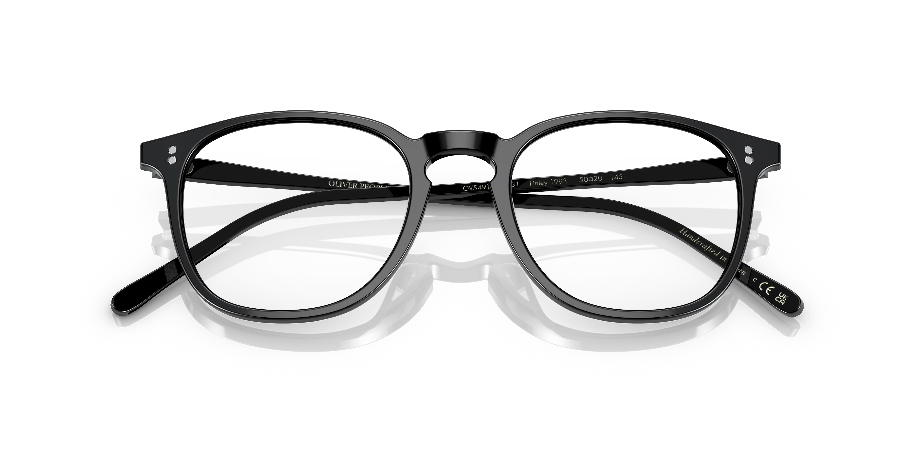 Oliver Peoples OV5491U FINLEY 1993 1731 Montature da vista Acetato Nero Trasparente Squadrata Normale - immagine 2