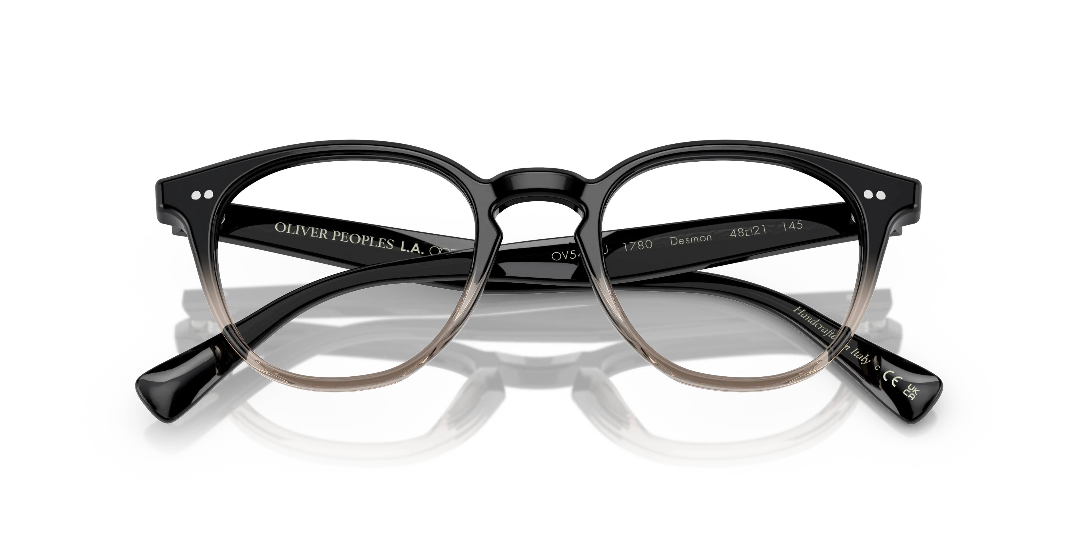 Oliver Peoples OV5454U DESMON 1780 Montature da vista Acetato Grigio Trasparente Pantos Normale - immagine 2