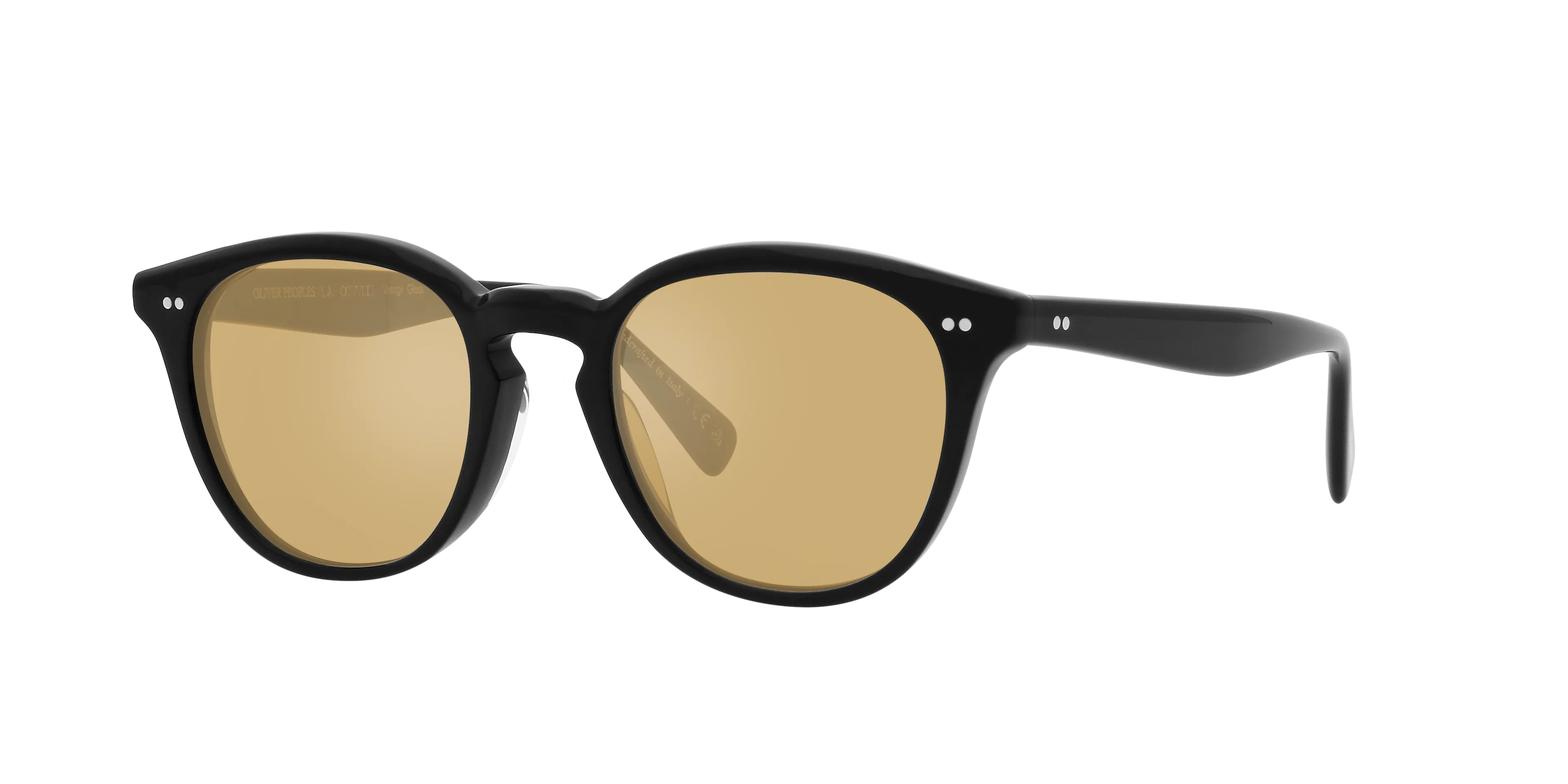 Oliver Peoples OV5454SU DESMON SUN 10050F Occhiali da sole Acetato Nero Giallo Pantos Normale - immagine 1