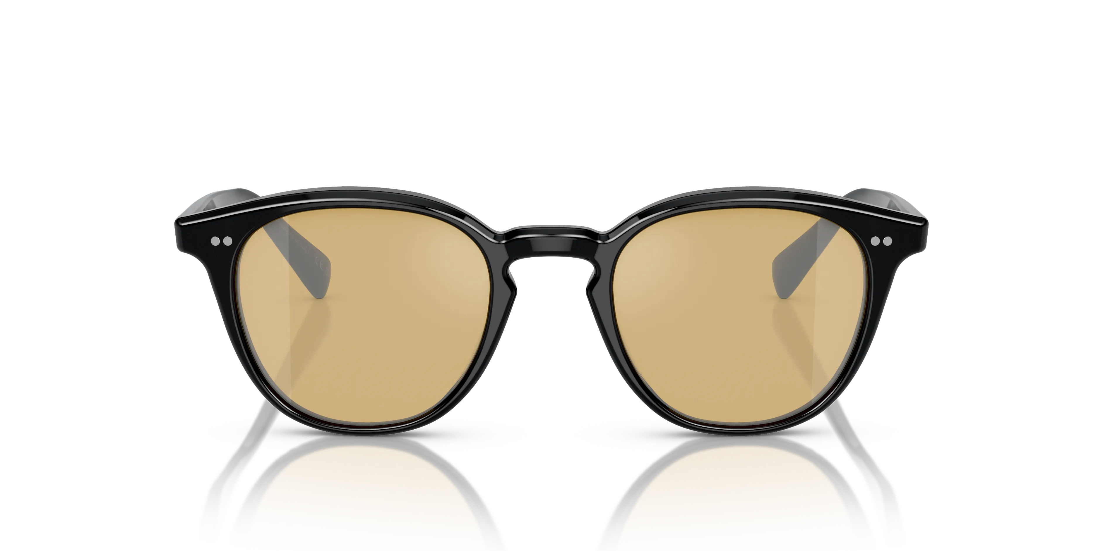 Oliver Peoples OV5454SU DESMON SUN 10050F Occhiali da sole Acetato Nero Giallo Pantos Normale - immagine 3