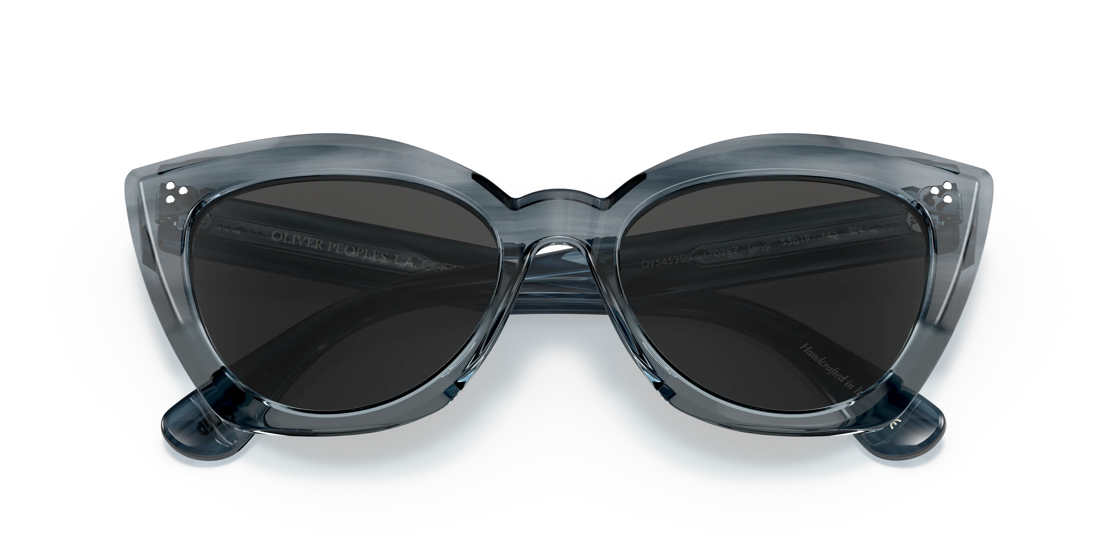Oliver Peoples OV5452SU LAIYA 170287 Occhiali da sole Acetato Blu Grigio Cat Eye Normale - immagine 2