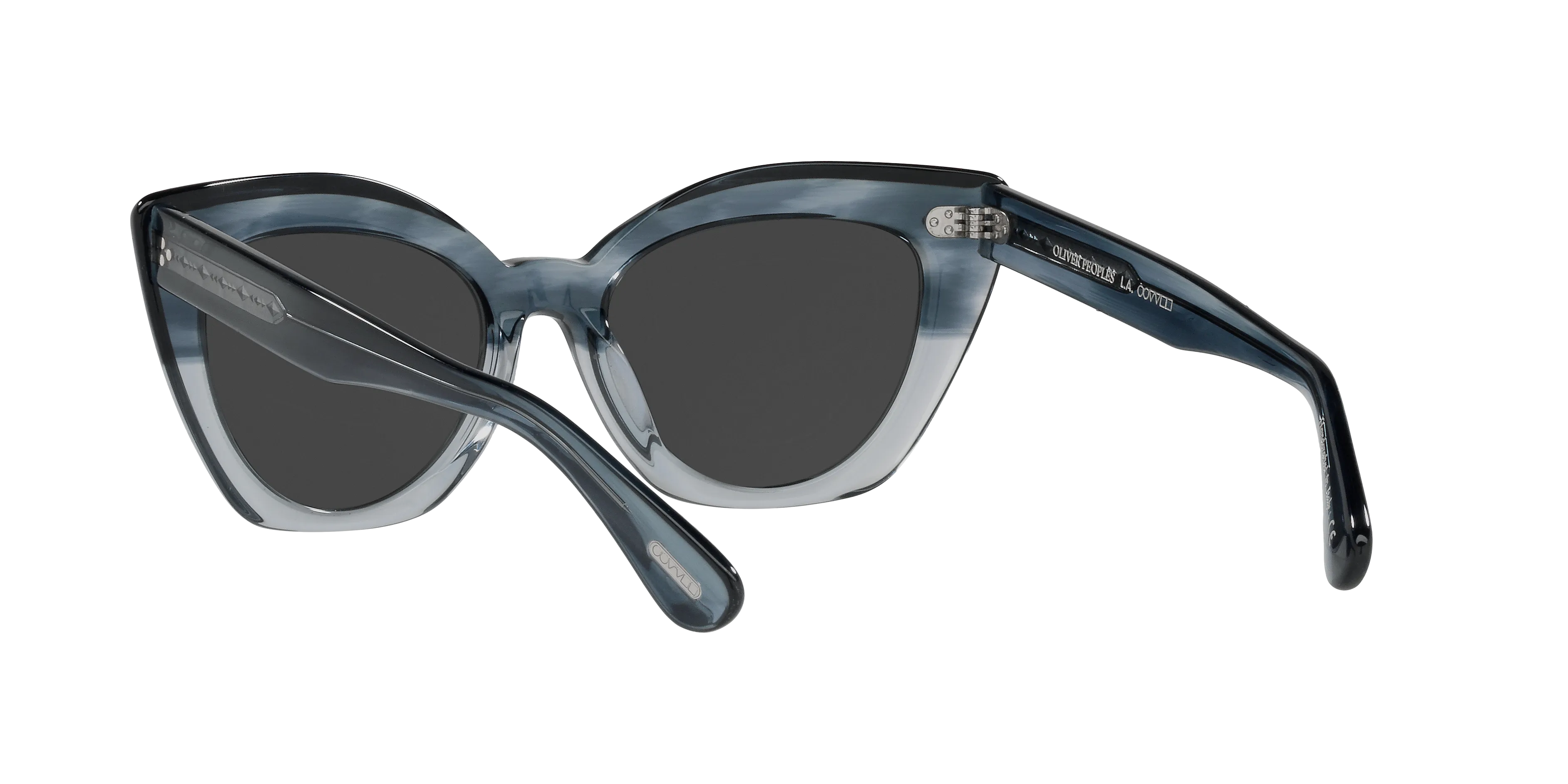 Oliver Peoples OV5452SU LAIYA 170287 Occhiali da sole Acetato Blu Grigio Cat Eye Normale - immagine 4