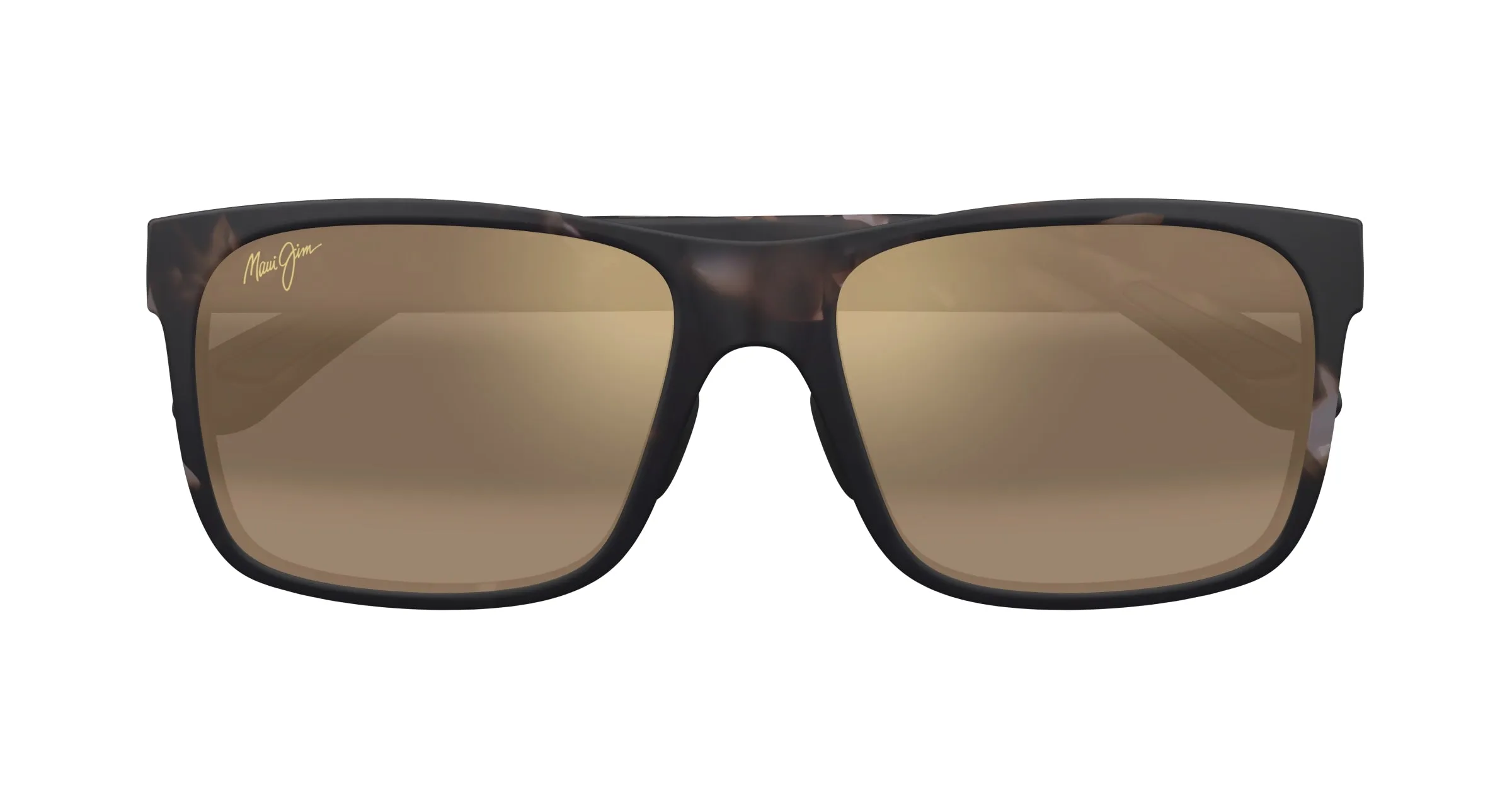 Maui Jim MJ0432S 002 Occhiali da sole Iniettato Havana Bronzo Squadrata - immagine 2